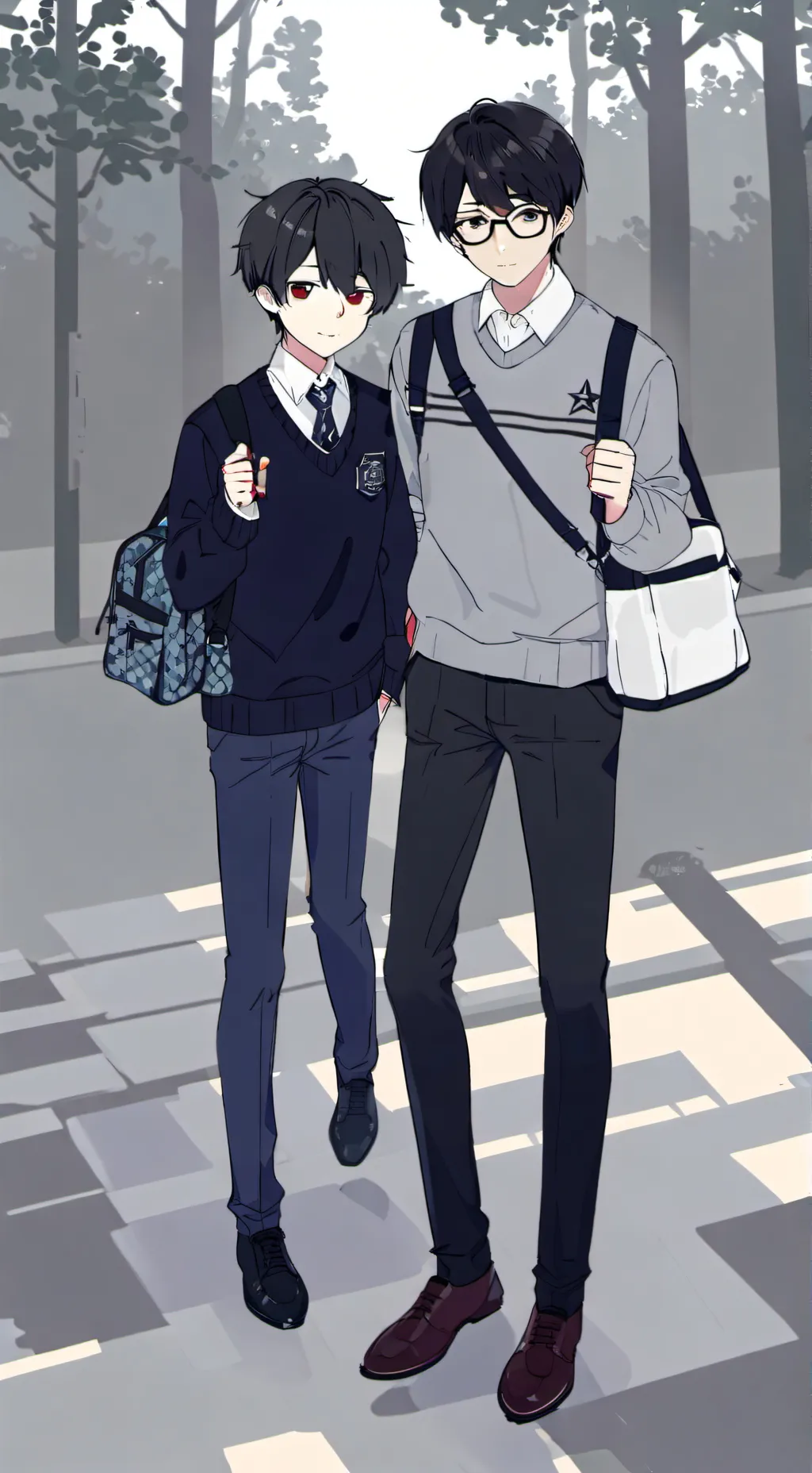 ai character: Back to school:( background