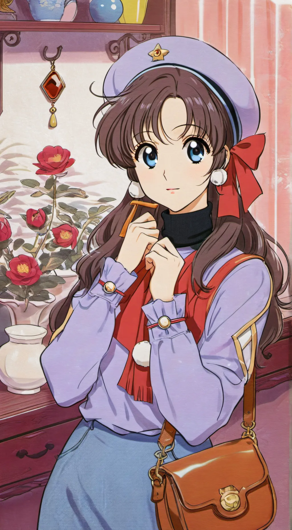 ai character: Kamisato Ayaka  background