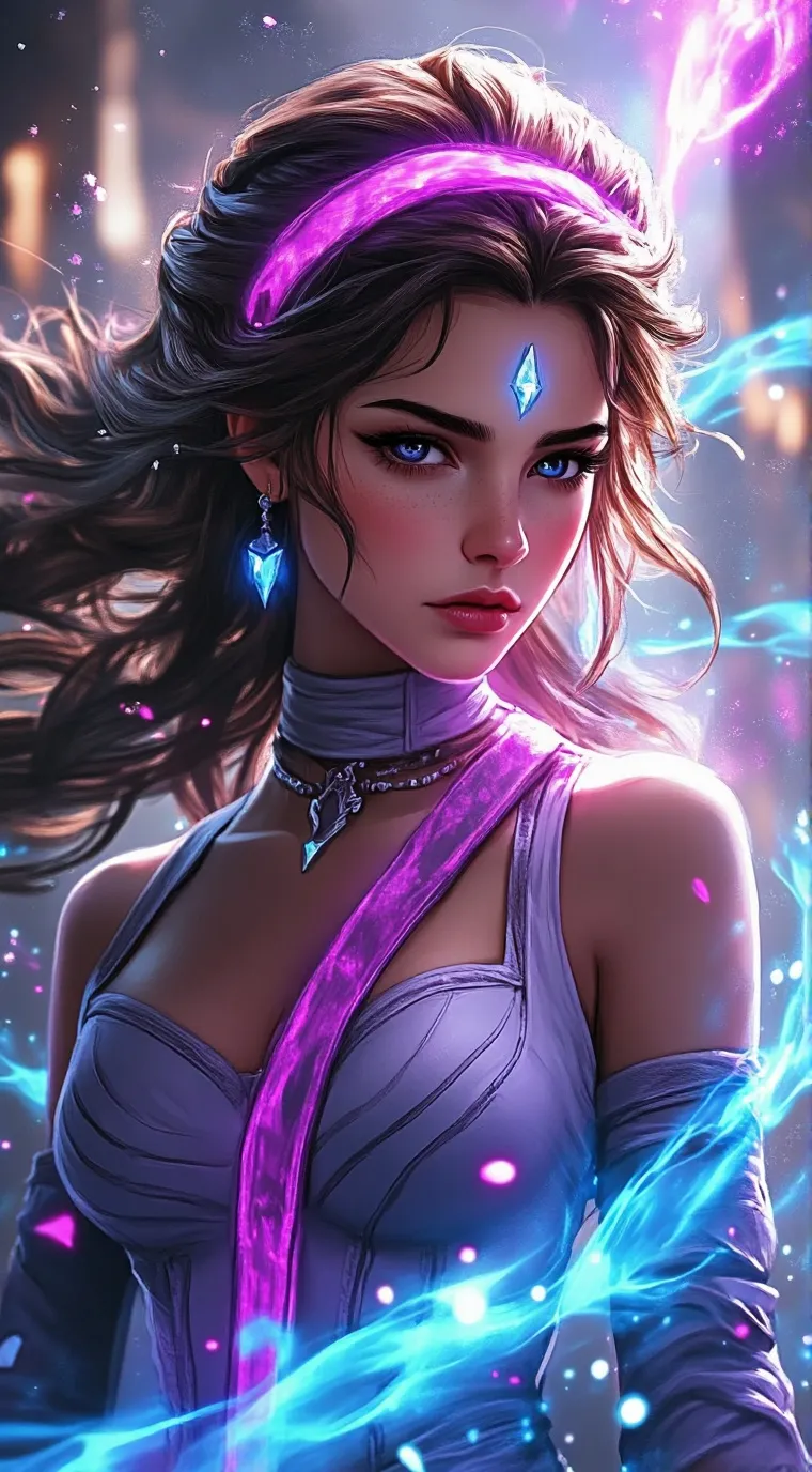 ai character: Hitomi (Clone) background