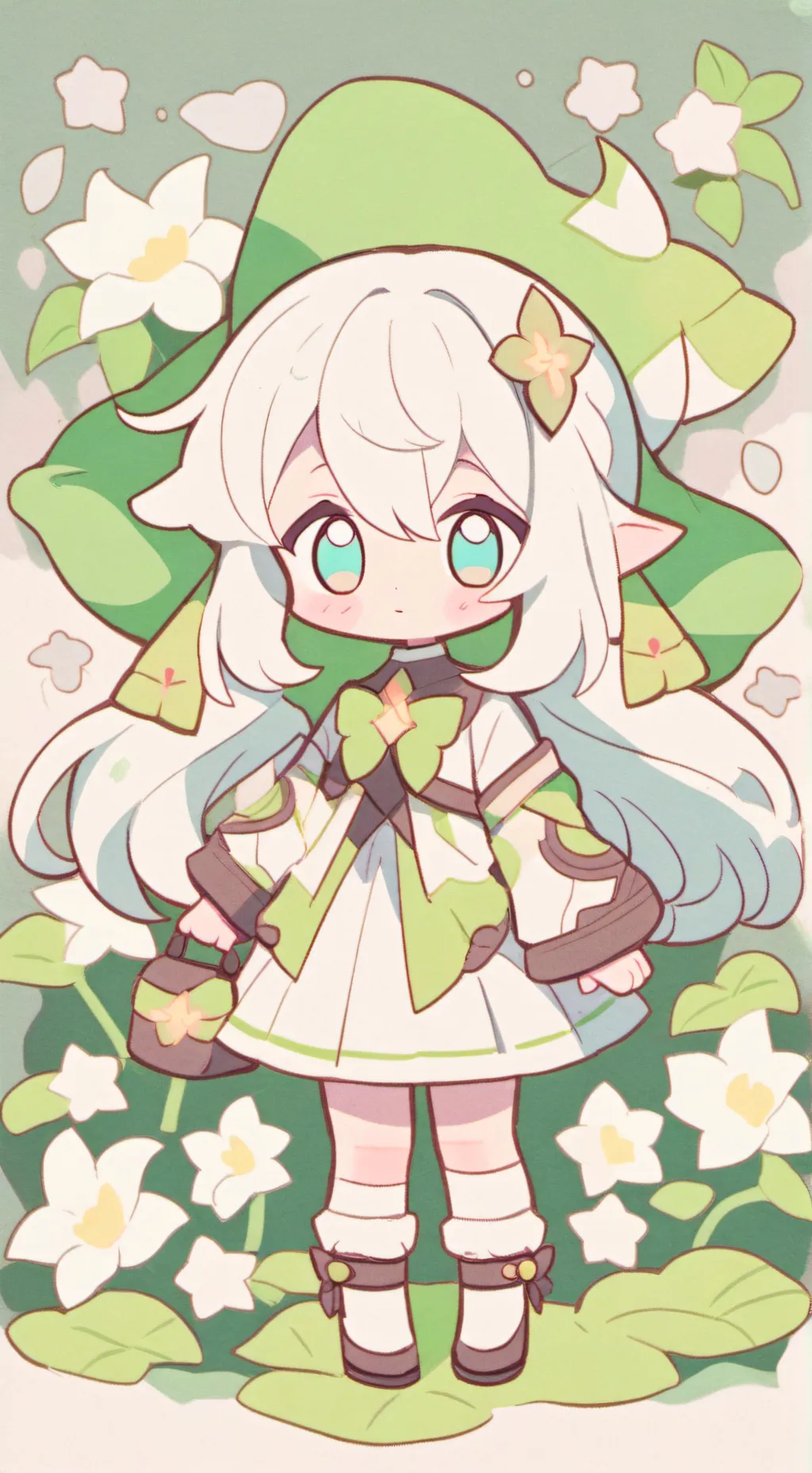 ai character: Dandys world background