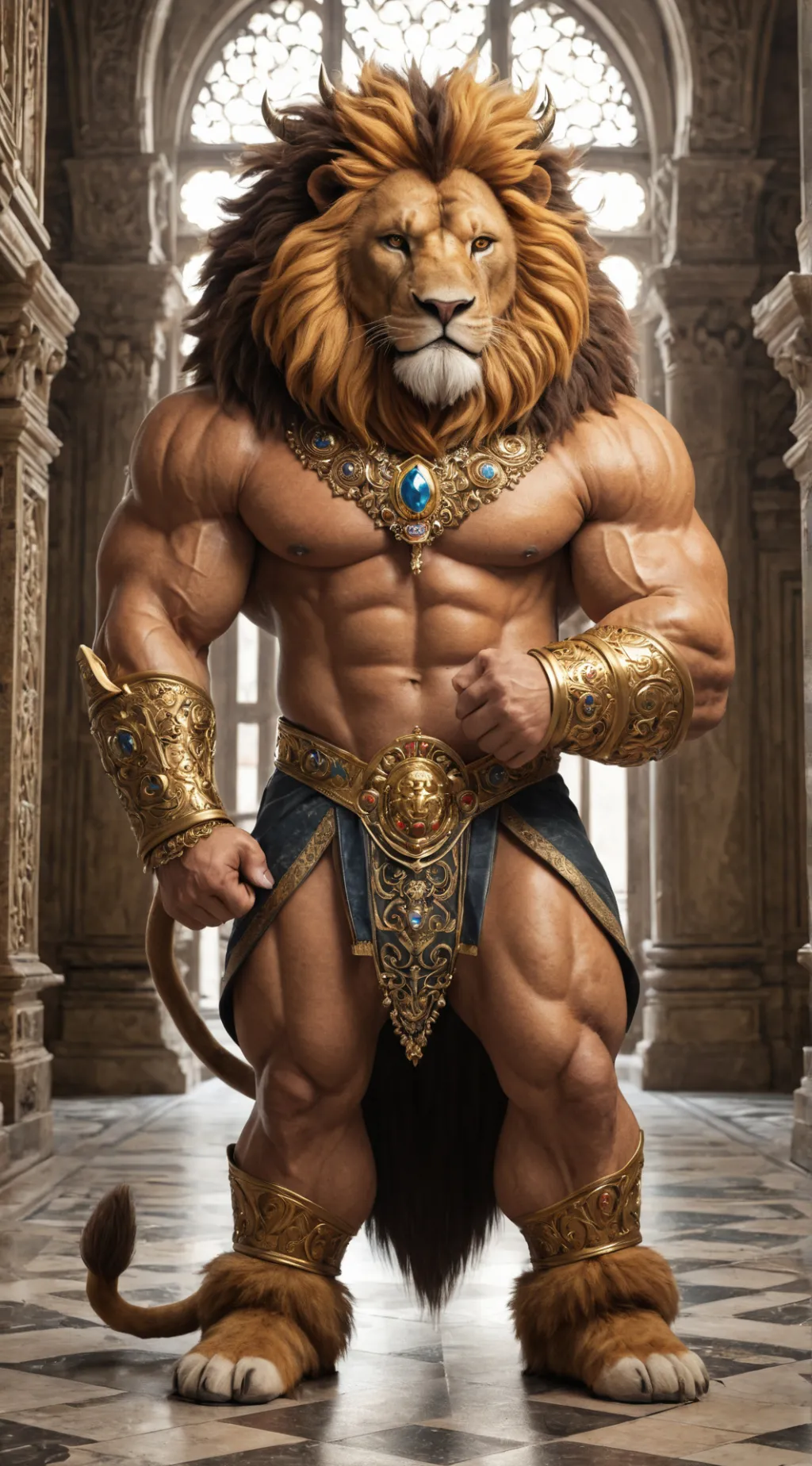 Talkie AI - Chat with Leonidas, the Lion