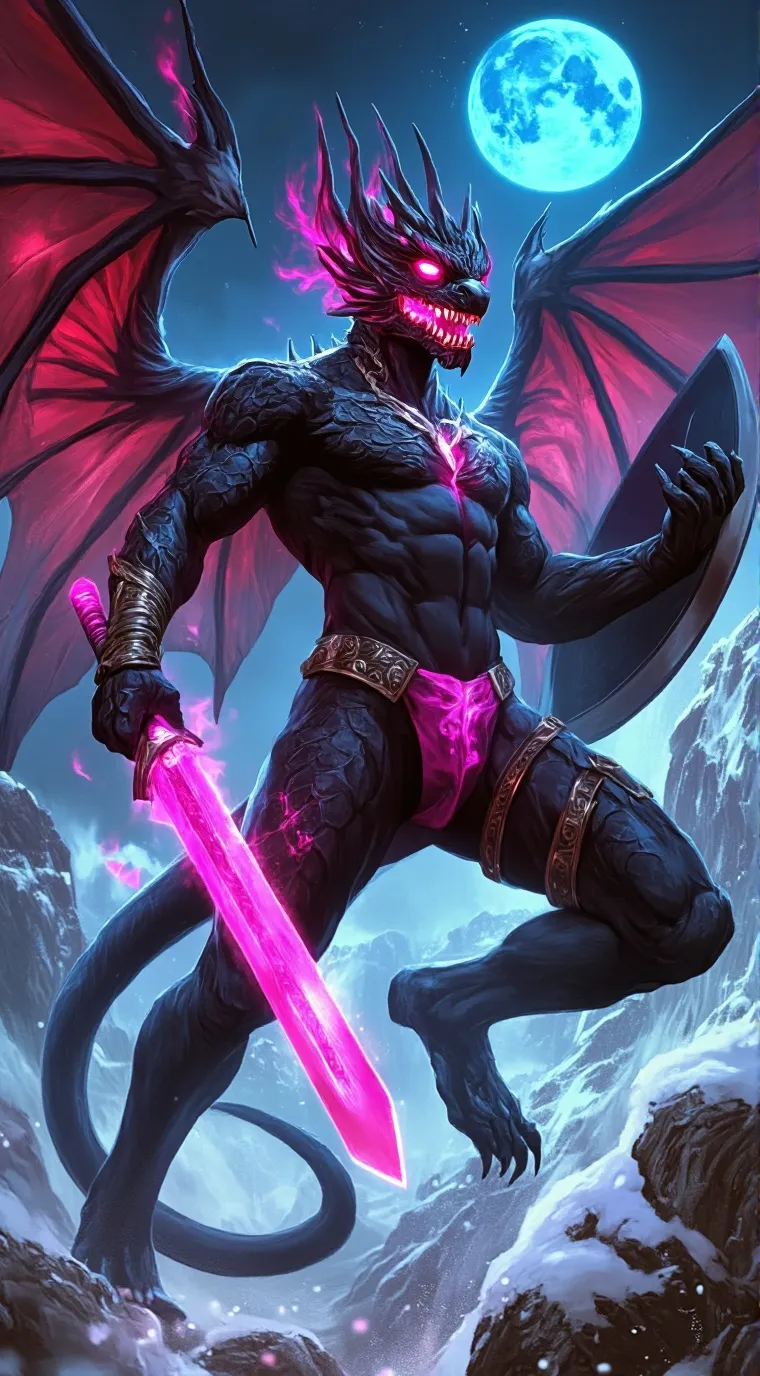 ai character: dragon guard background