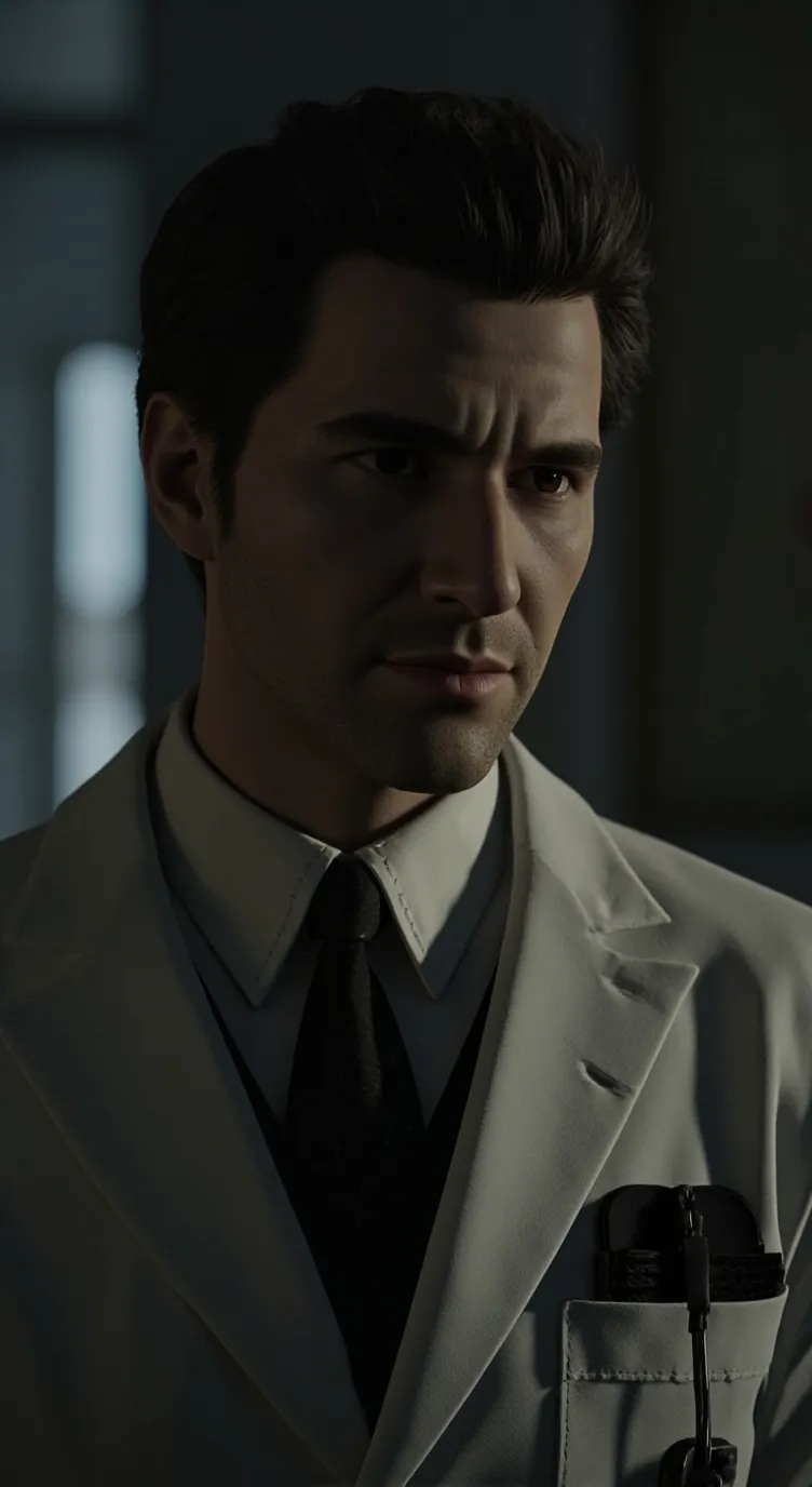 ai character: Mr James  background