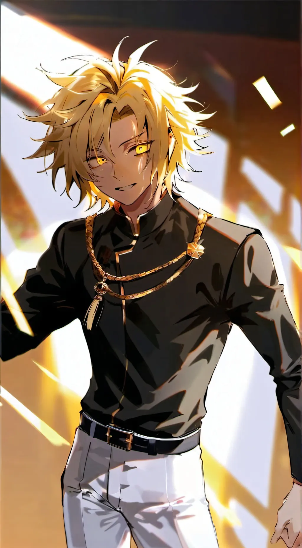 ai character: Denki Kaminari⚡⚡⚡⚡ background