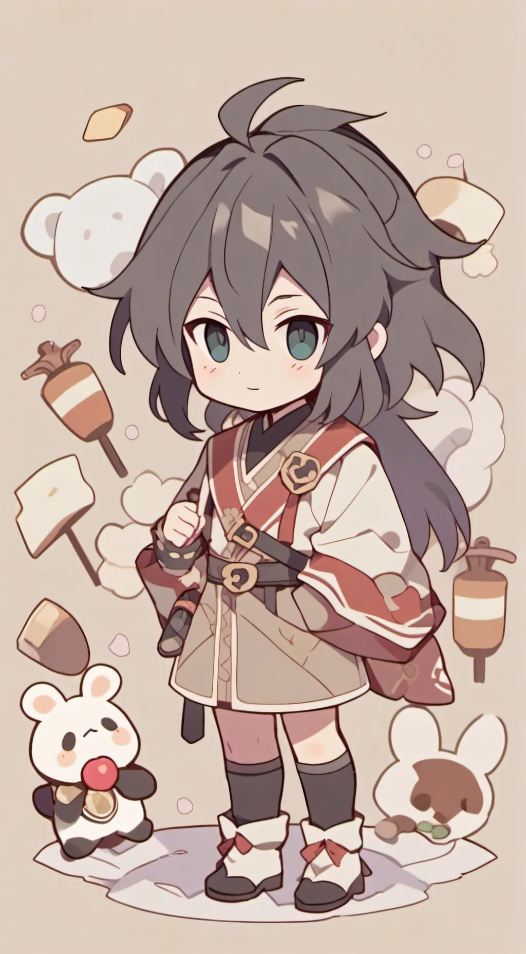ai character: Sanegiyuu [MY UA] background