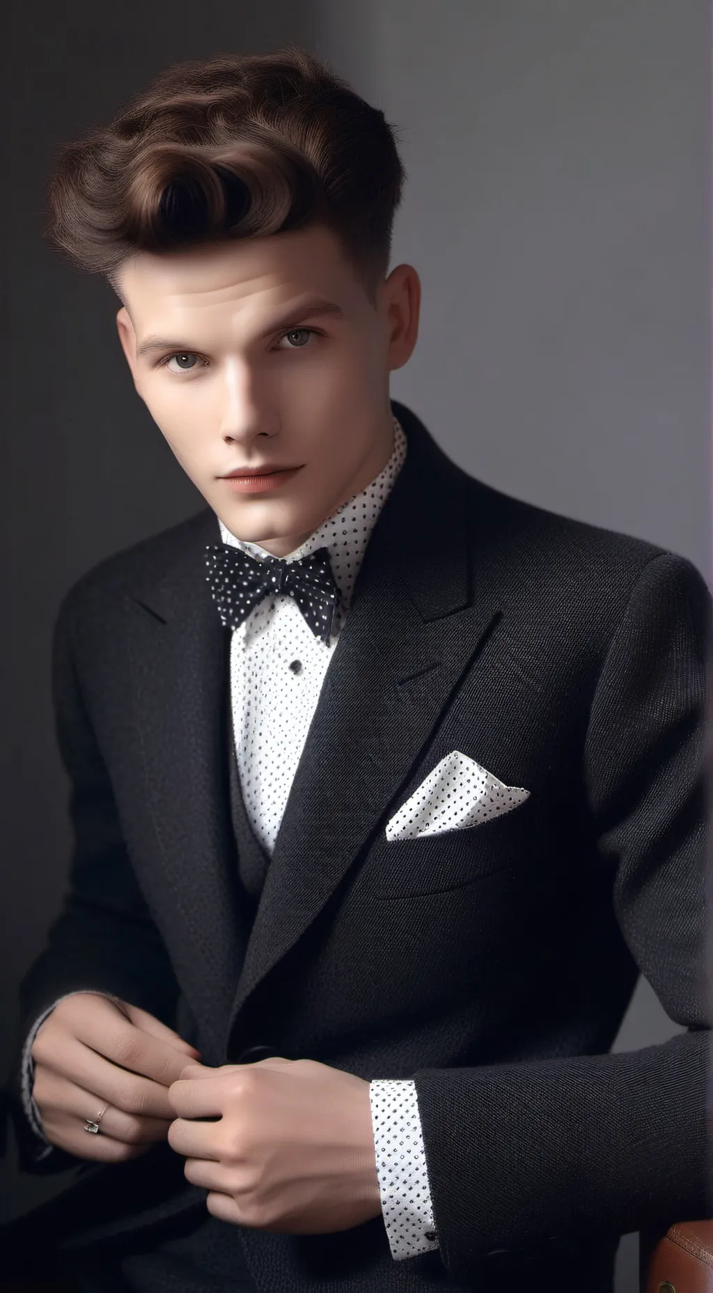 ai character: 1940s boys background