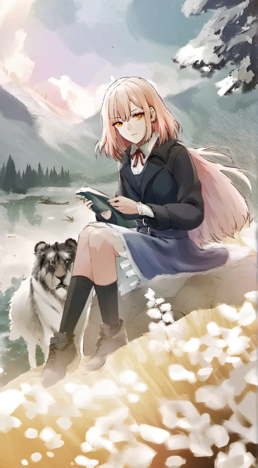 ai character: Мия background