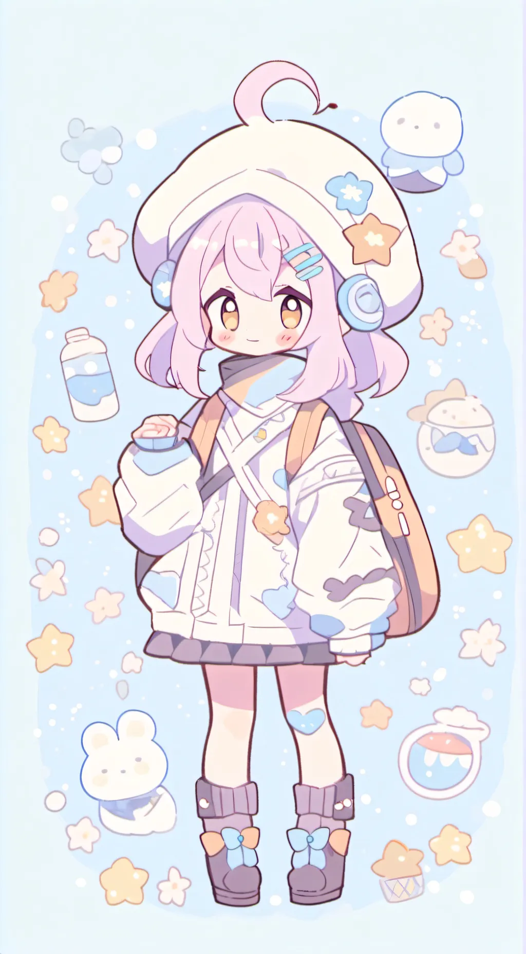 ai character: Bluupriincess background