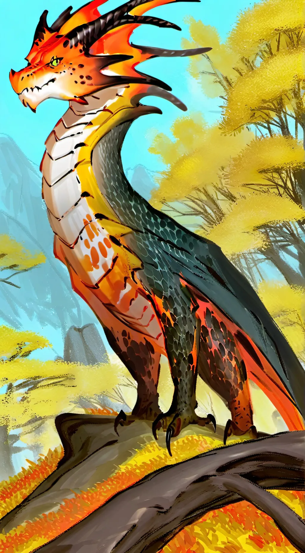 ai character: Httyd sun fury background