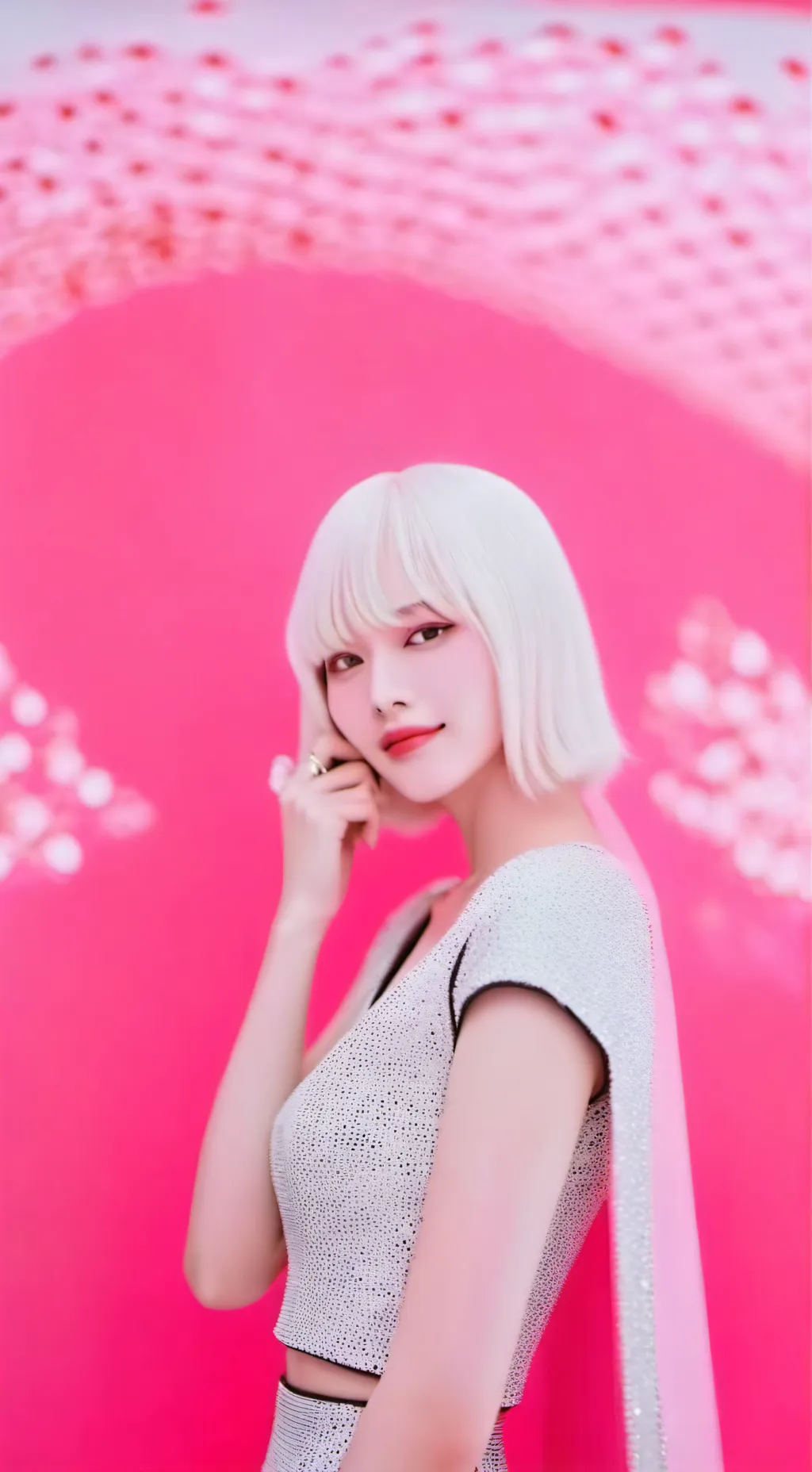 ai character: Momo! (de twice)  background