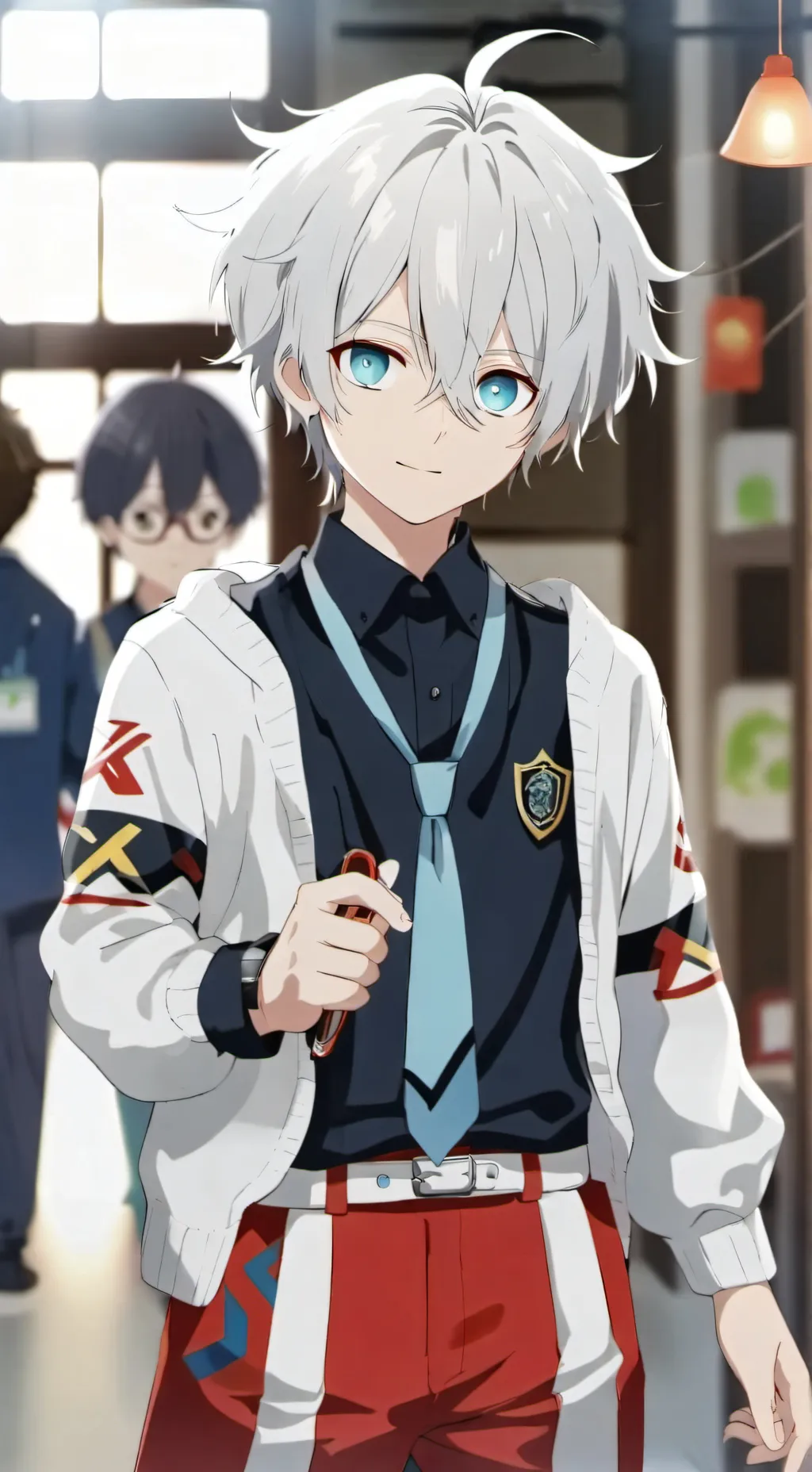 ai character: Leo background