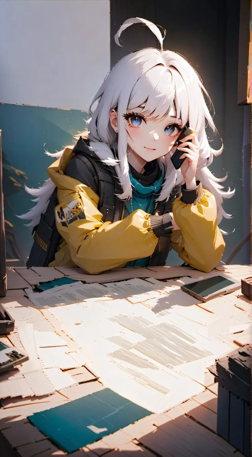 ai character: Mha call📱 background