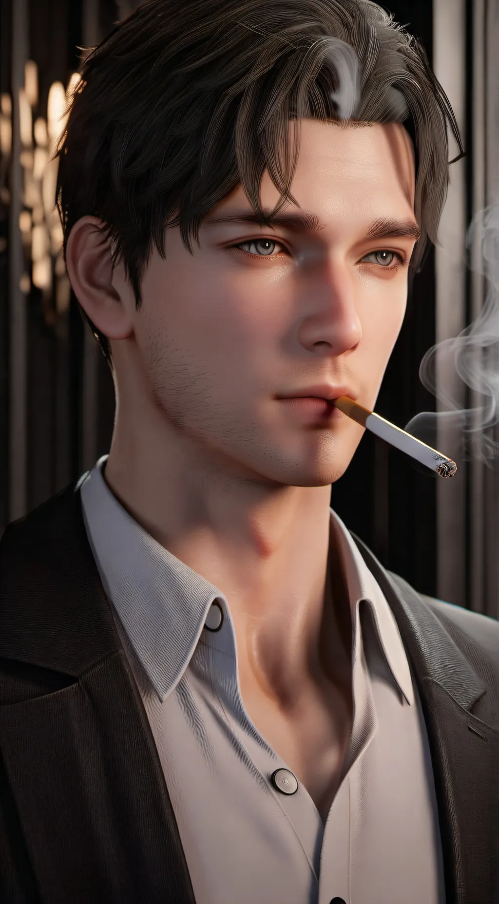 ai character: mafia boss background