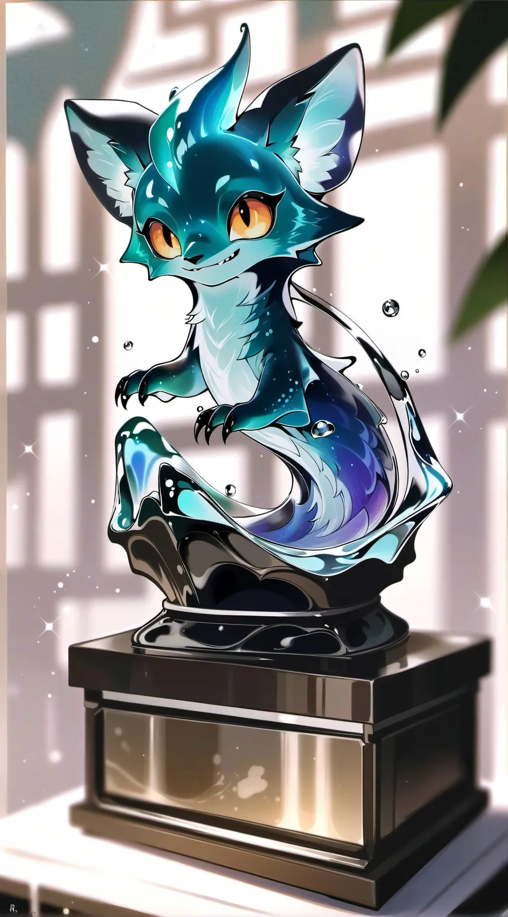 ai character: nabi x santi background