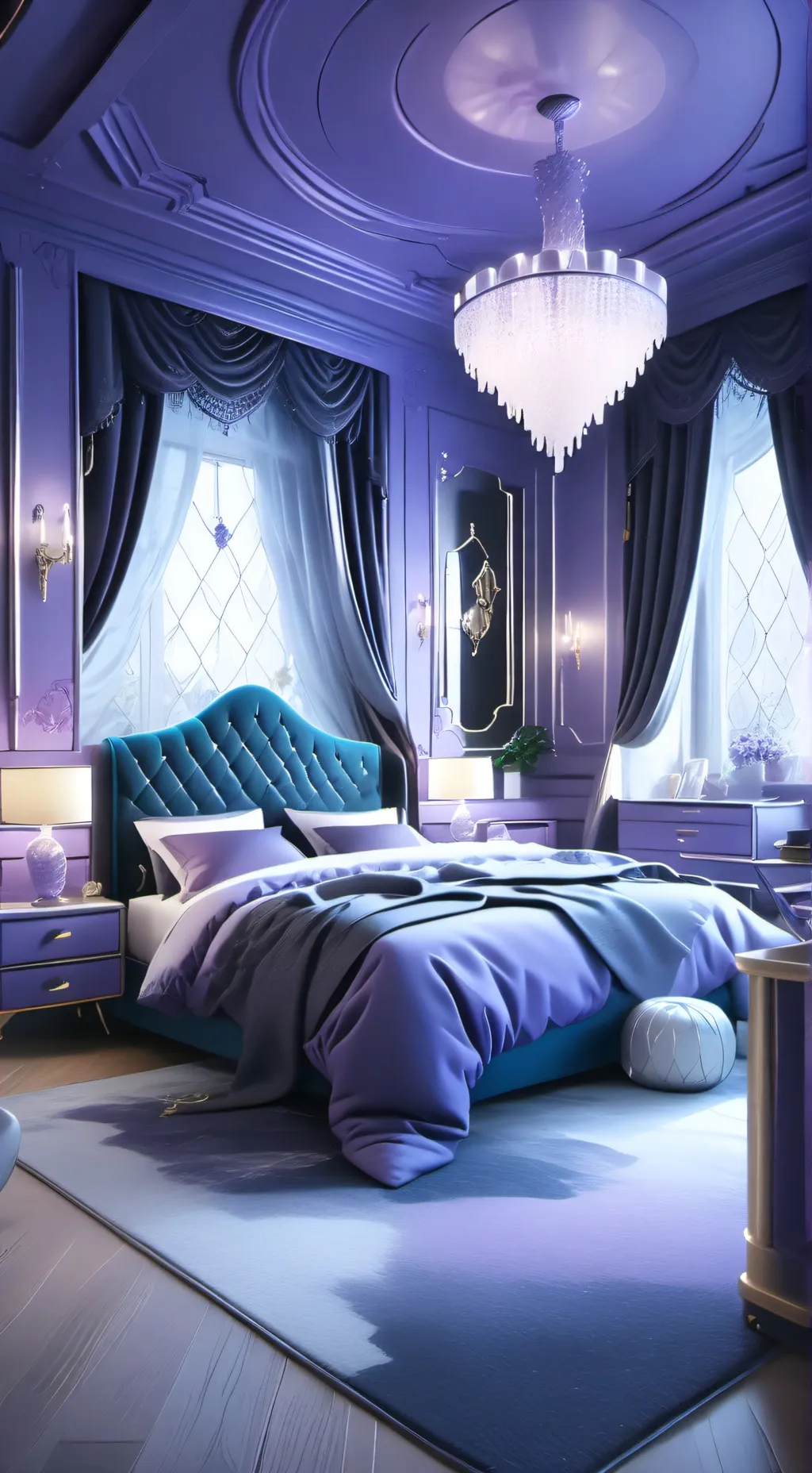 ai character: Slytherin night background