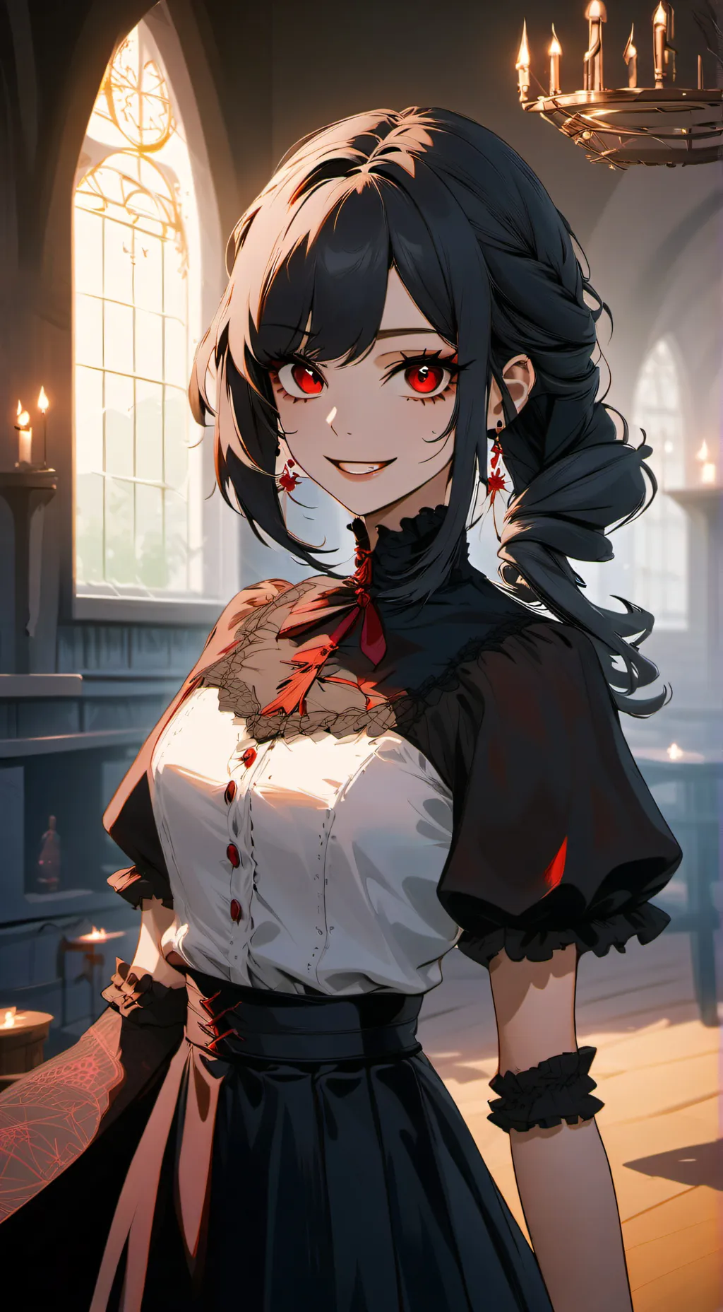 ai character: Rosé Darkblood background