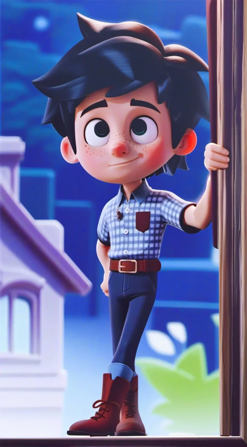 ai character: murder drones background