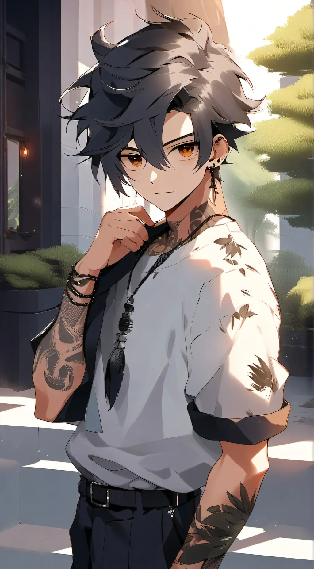 ai character: brayan background