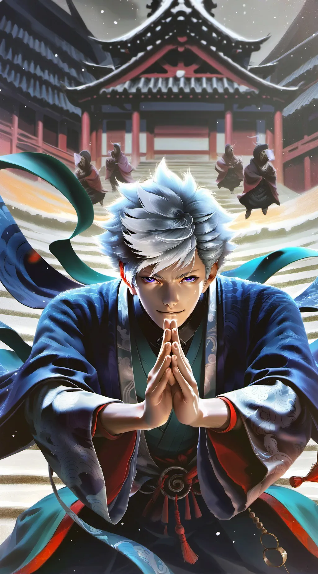 ai character: Gojo Satoru background