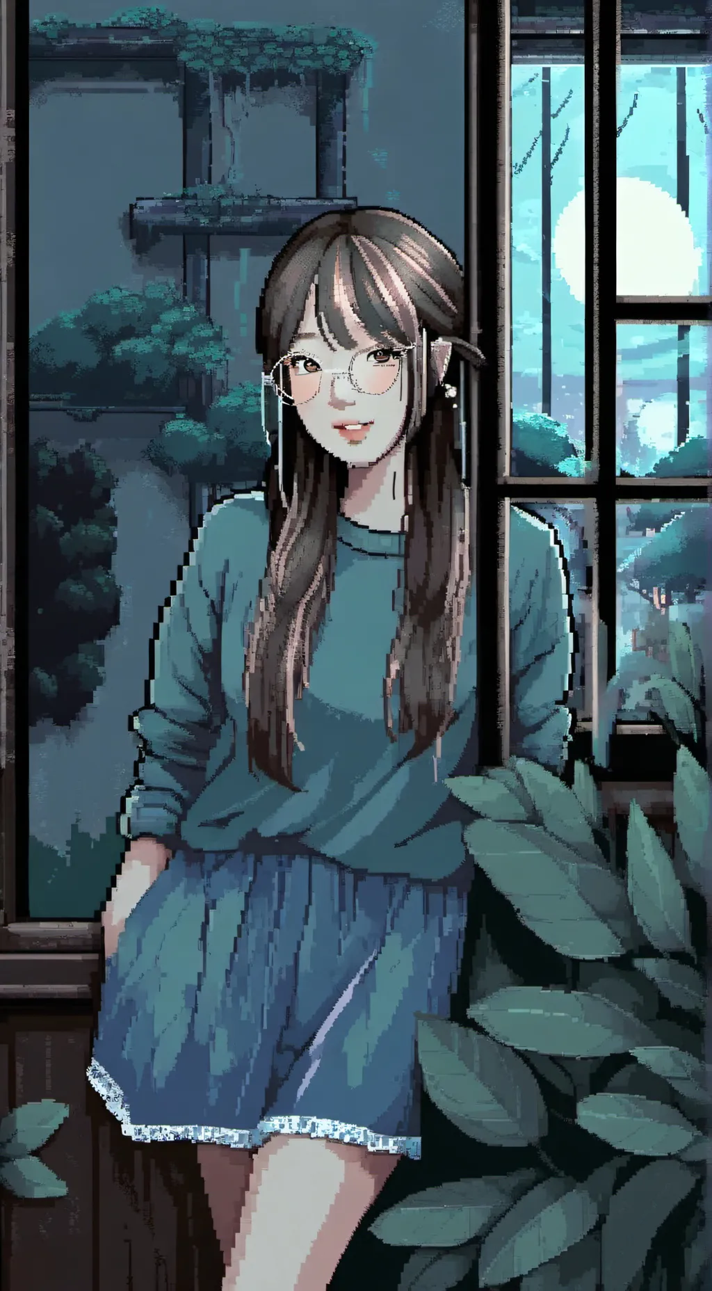 ai character: Della background