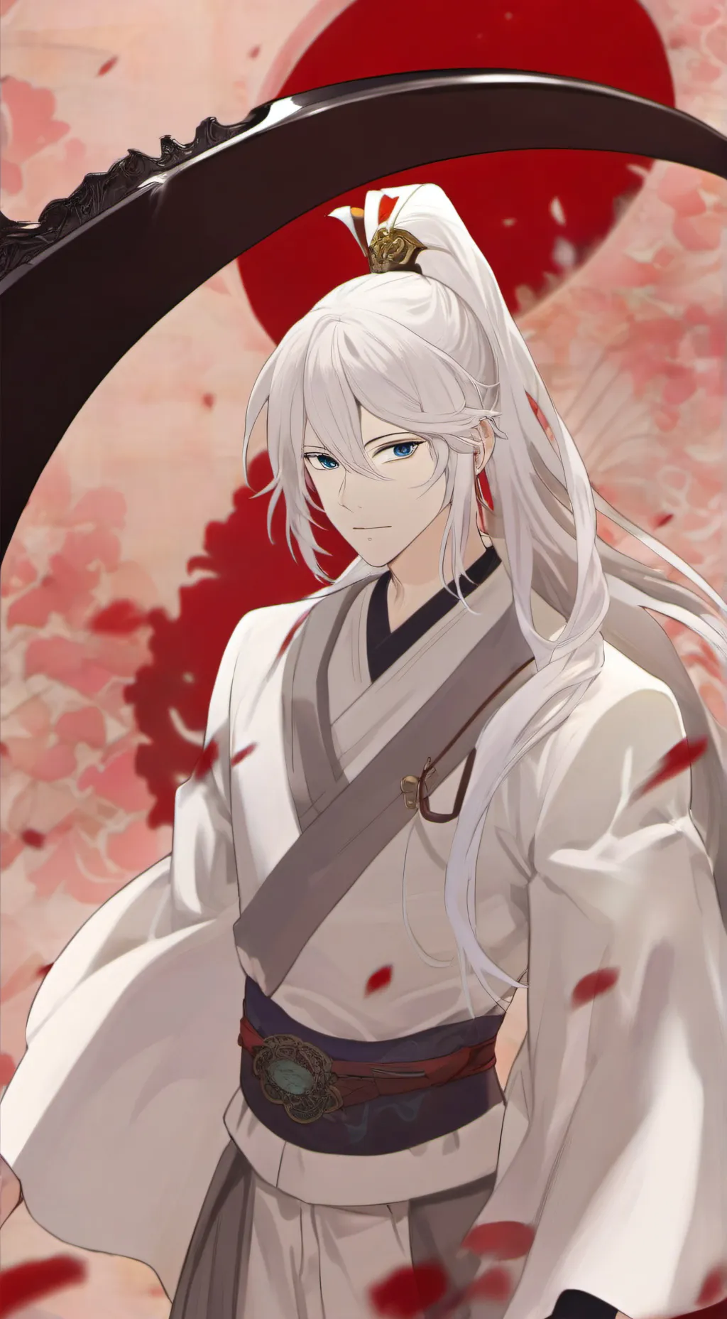 ai character: Naru Tsuyoshikage  background