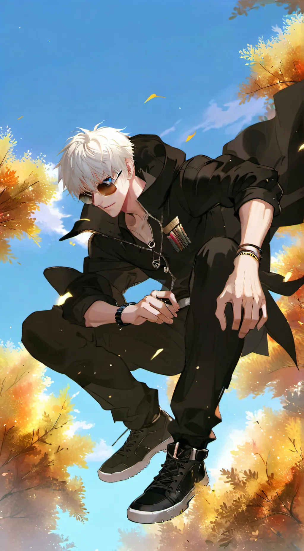 ai character: Satoru Gojo background