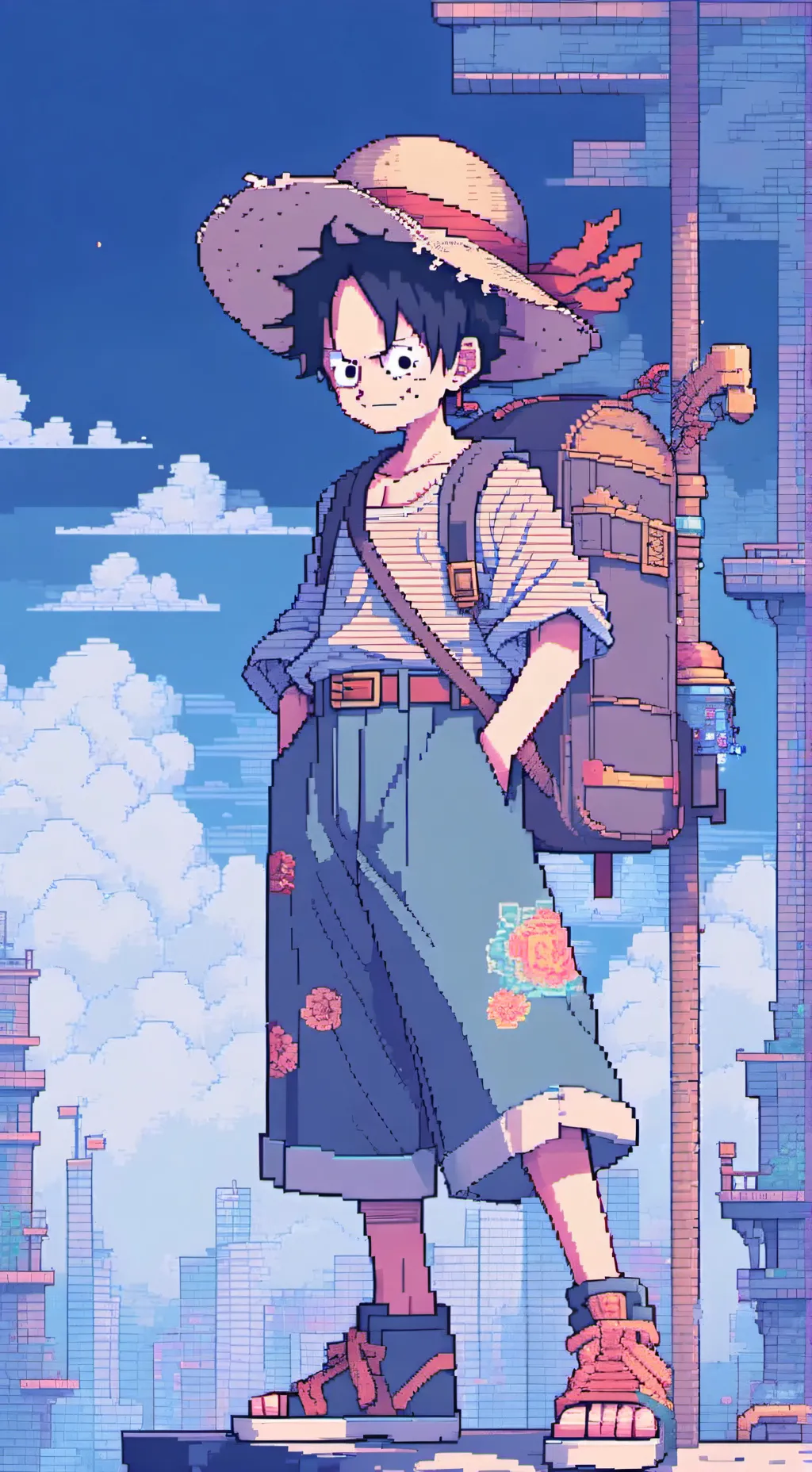 ai character: One piece rpg background