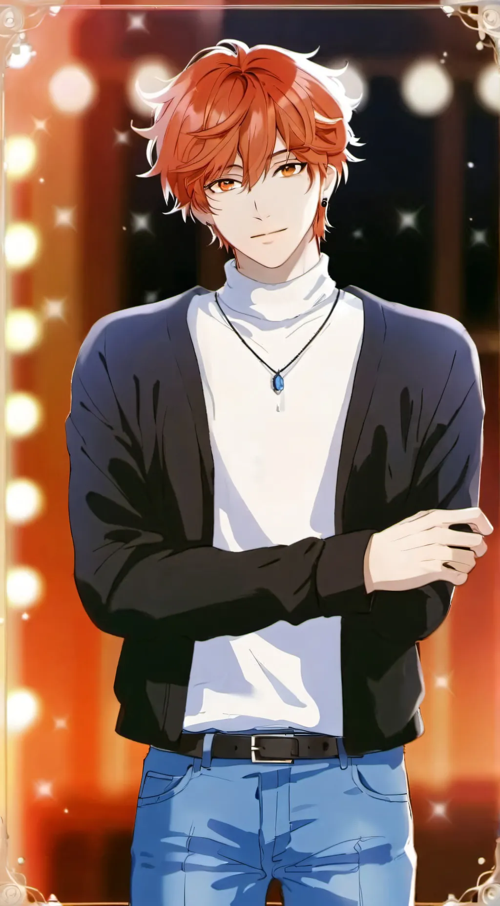 ai character: Leo background