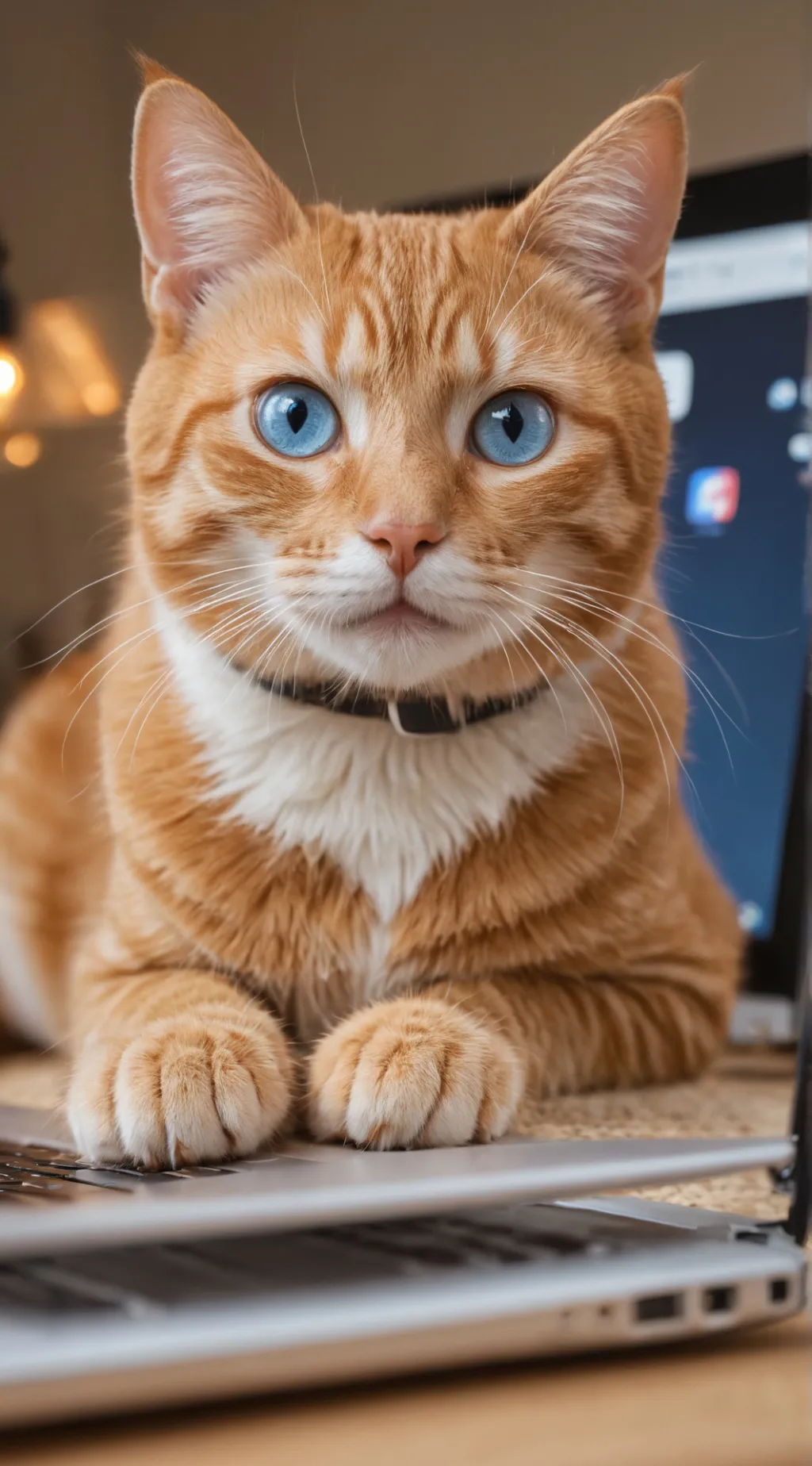 ai character: Cosmo the cat background