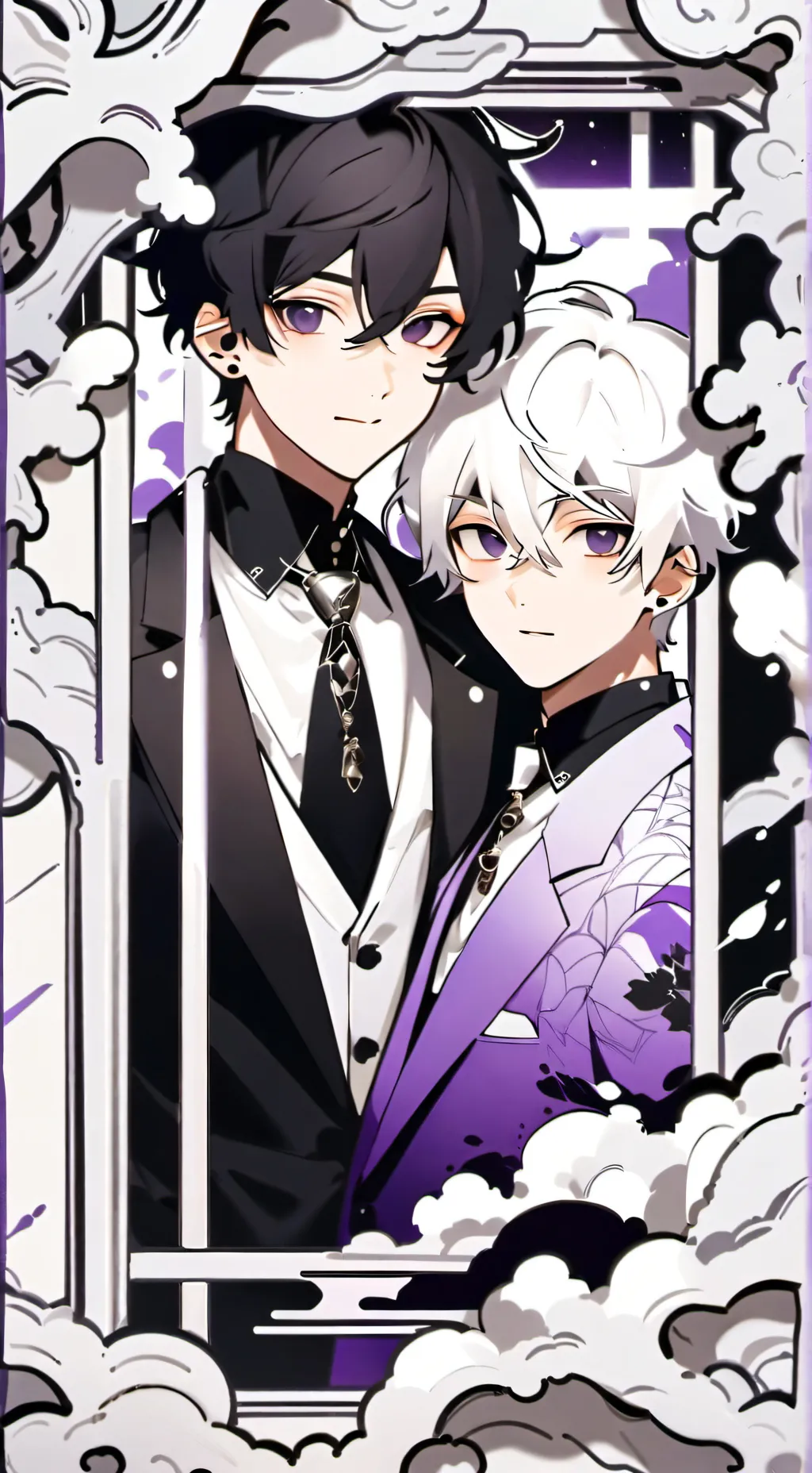 ai character: Alex and Aaron  background