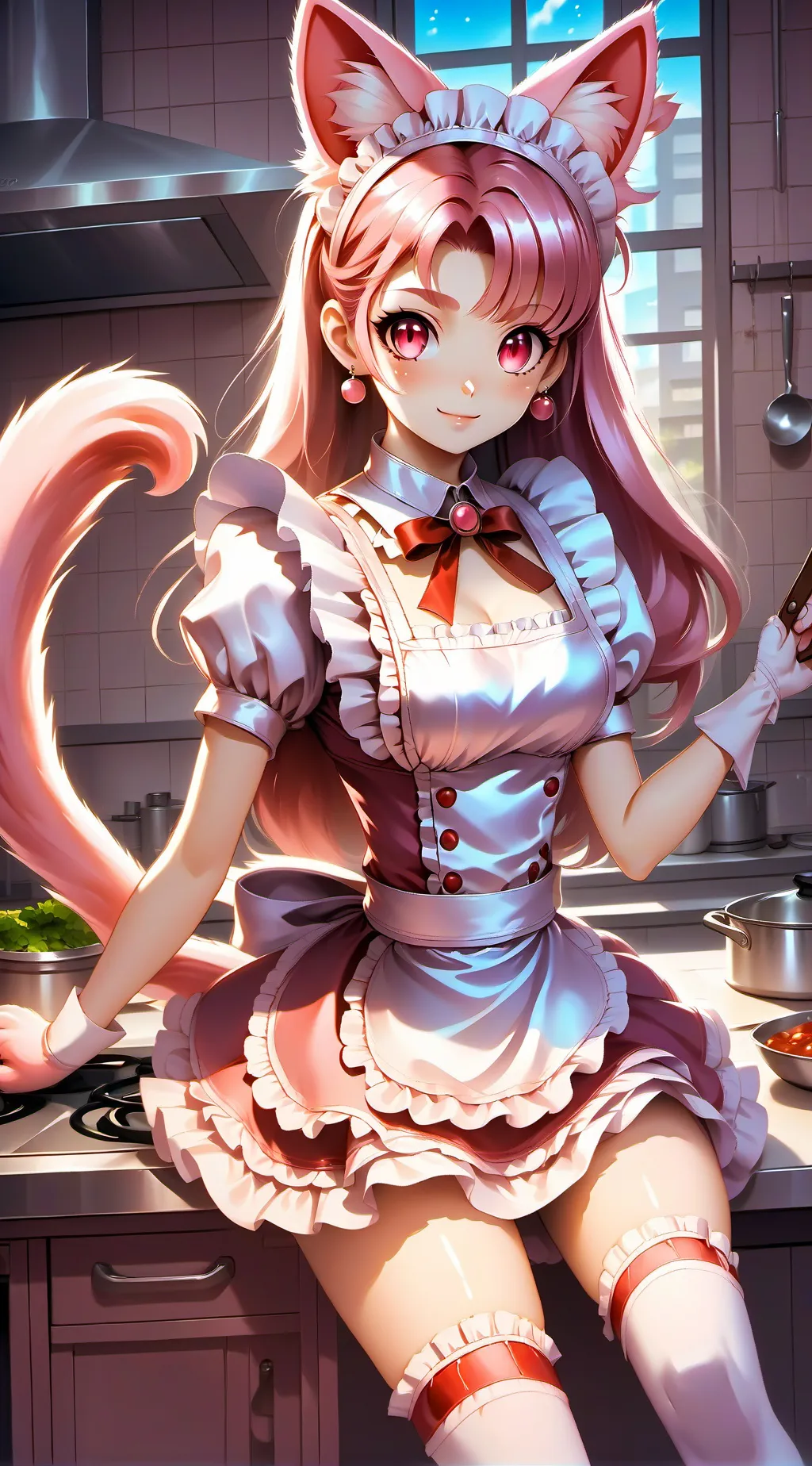ai character: CHERRY background