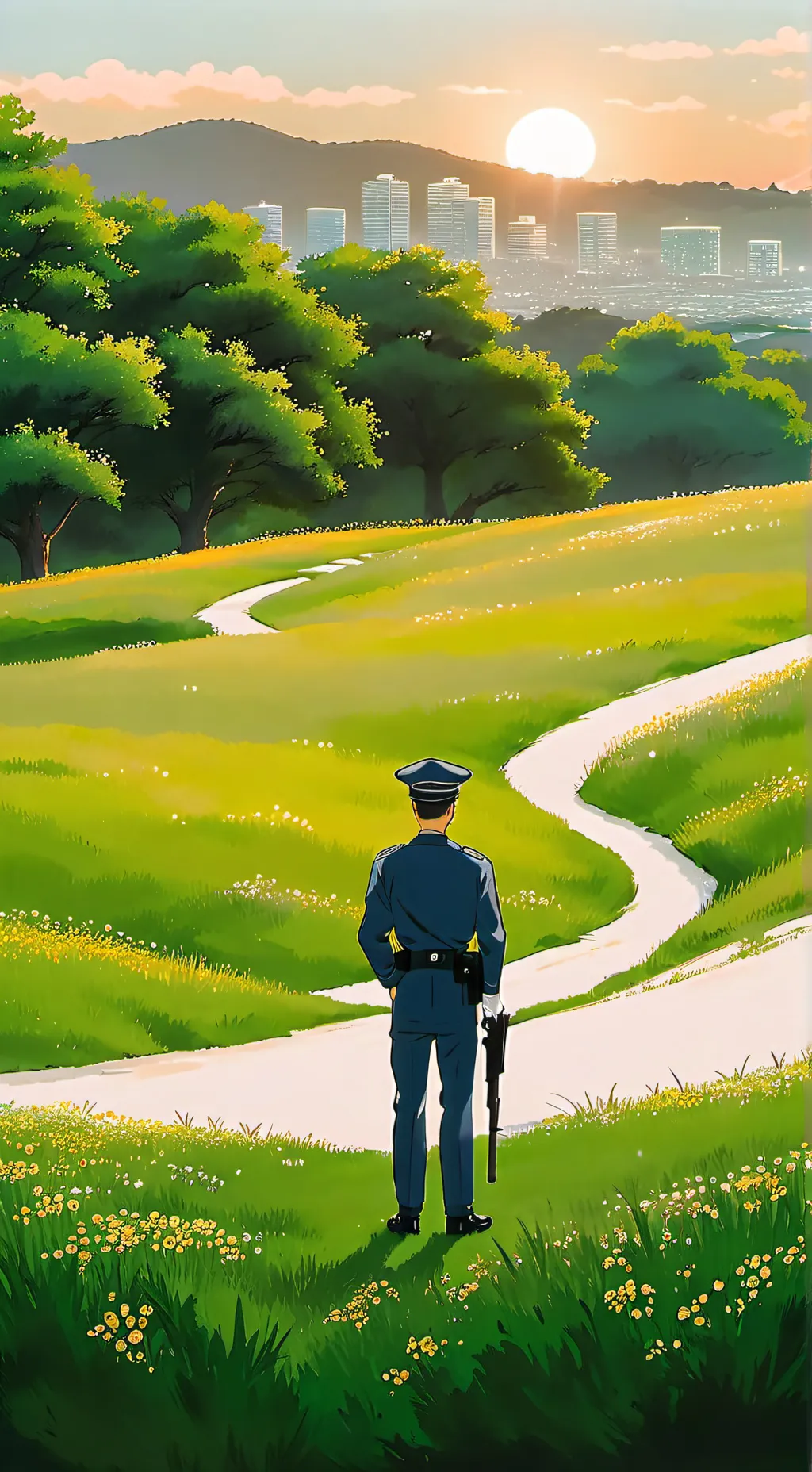 ai character: San Diego police background