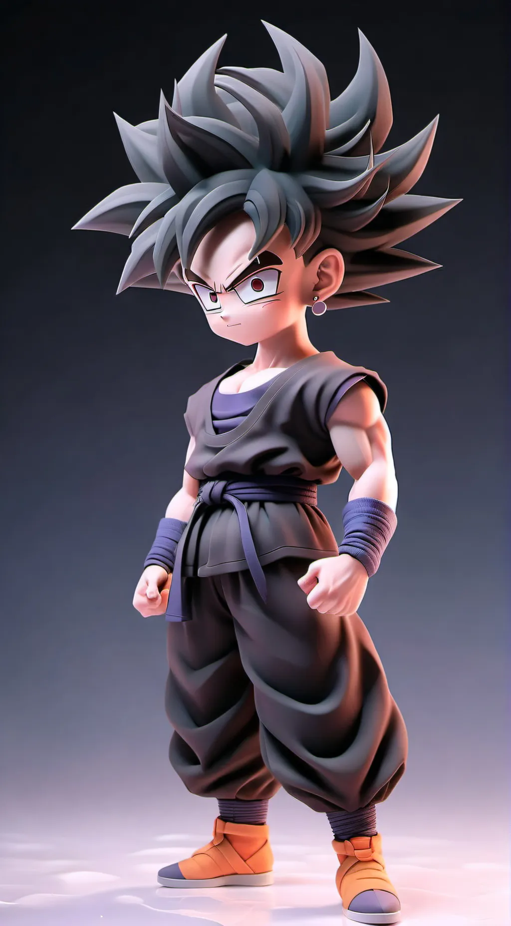 ai character: Goku Black  background