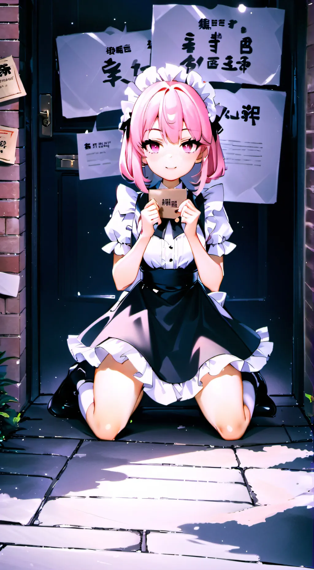 ai character: free maid background