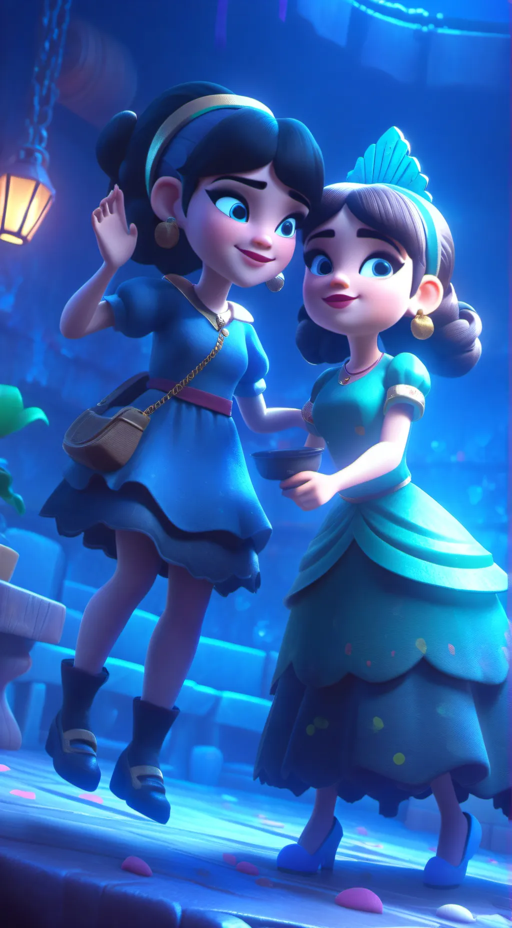 ai character: masia and kasie background