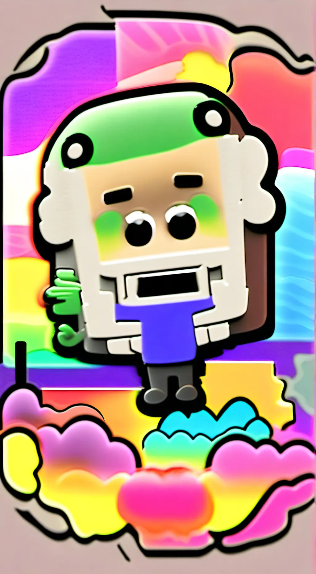 ai character: dandys world background