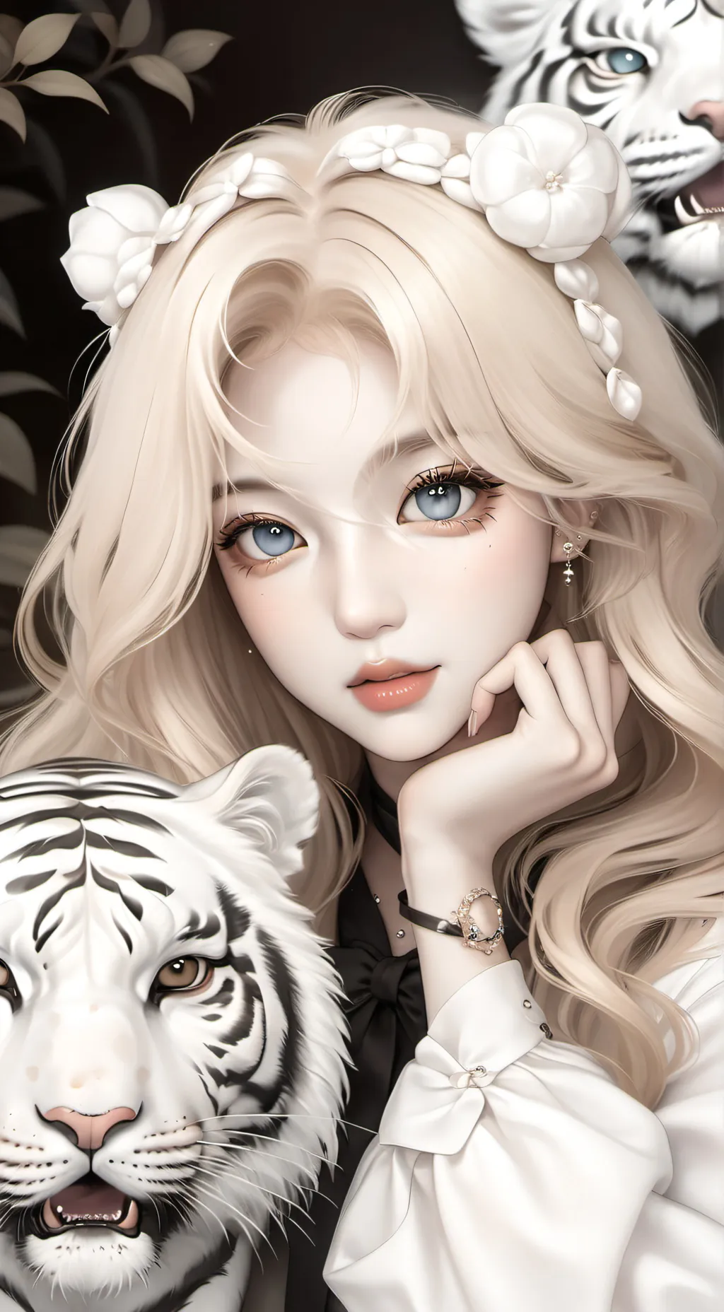 ai character: 🌹rose🌹 background