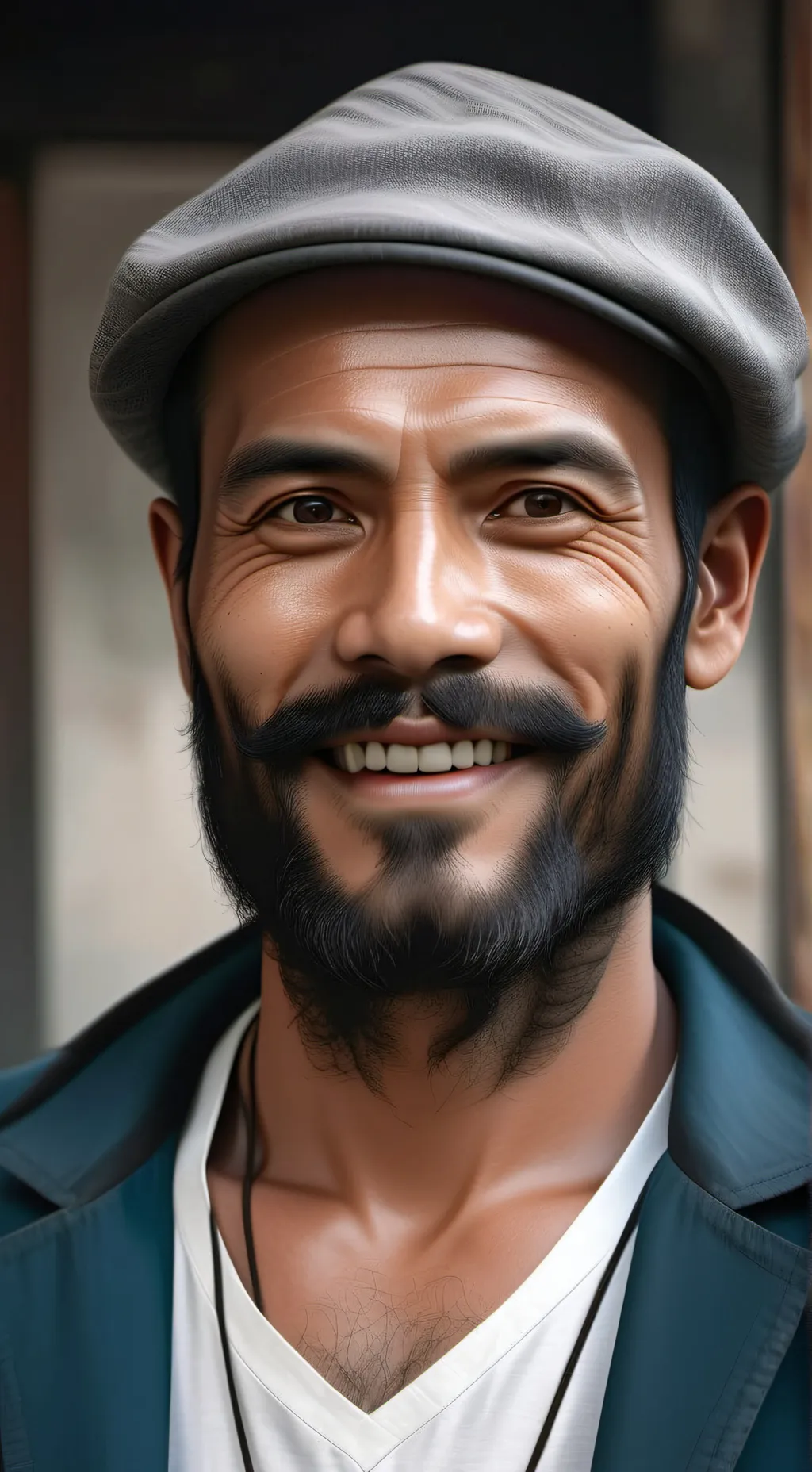 ai character: Ghost background