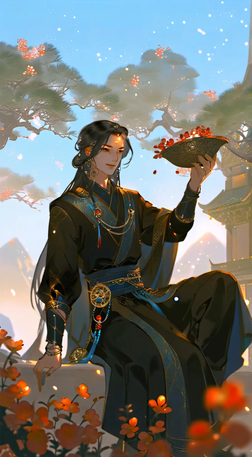 ai character: Selenefjuqidirjiqi background