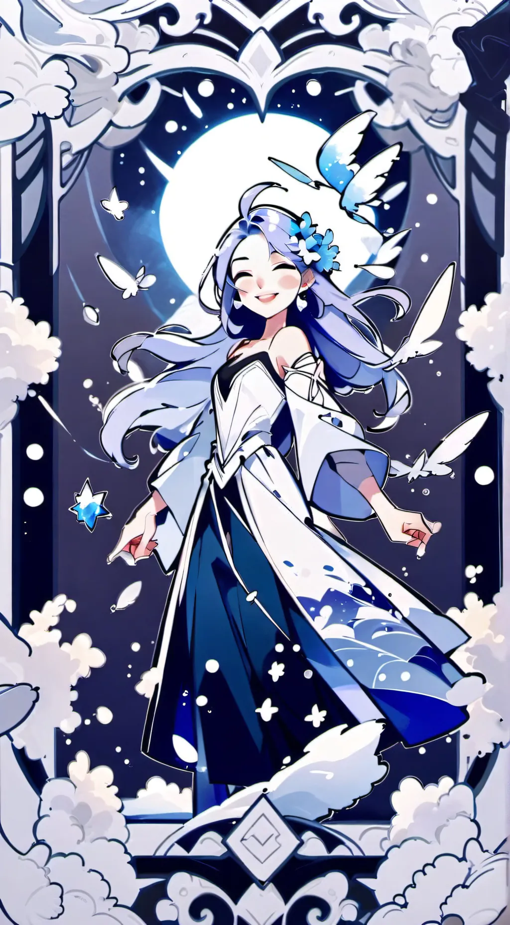 ai character: ur bday^^ background