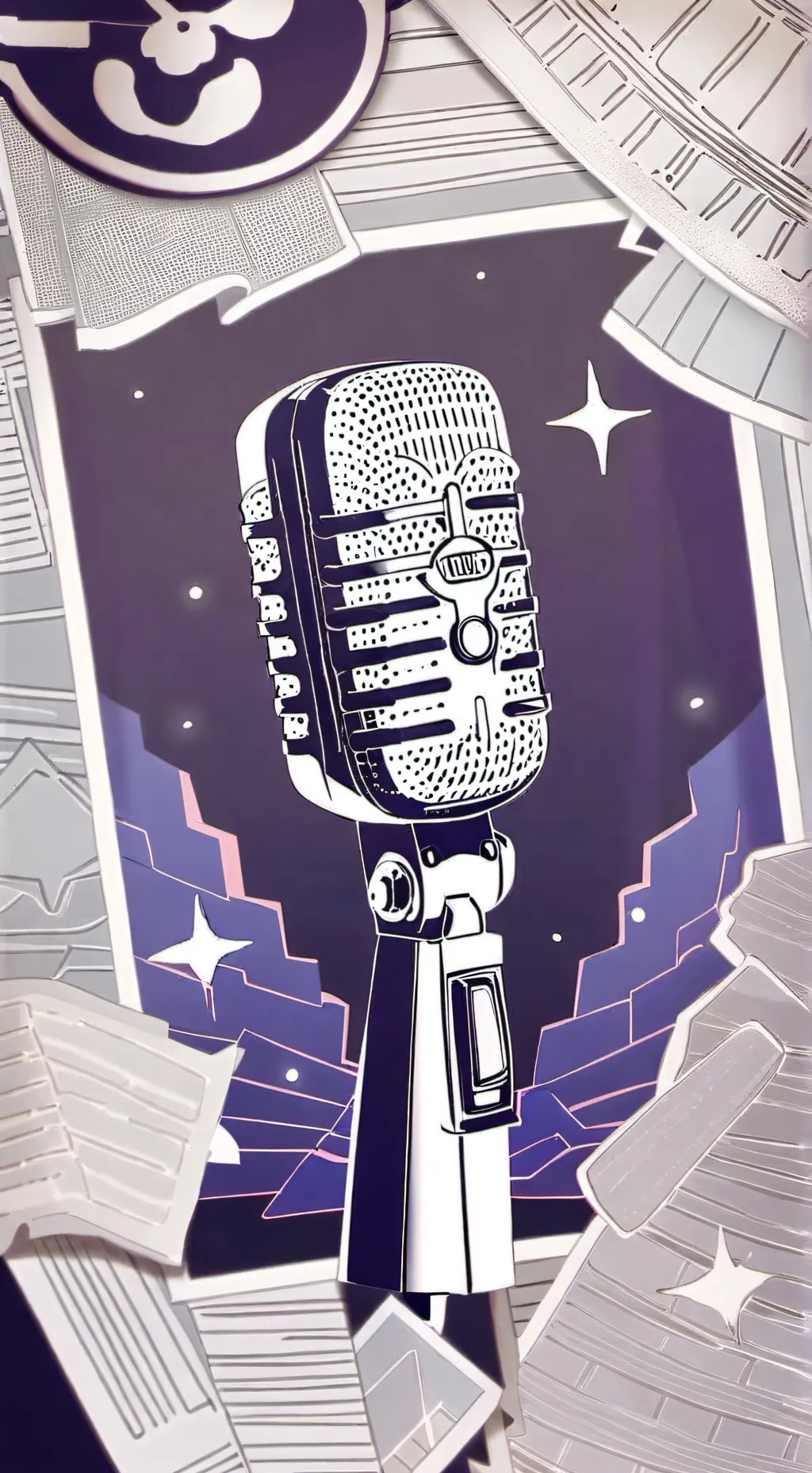 ai character: SINGER QUATRIPLETS background