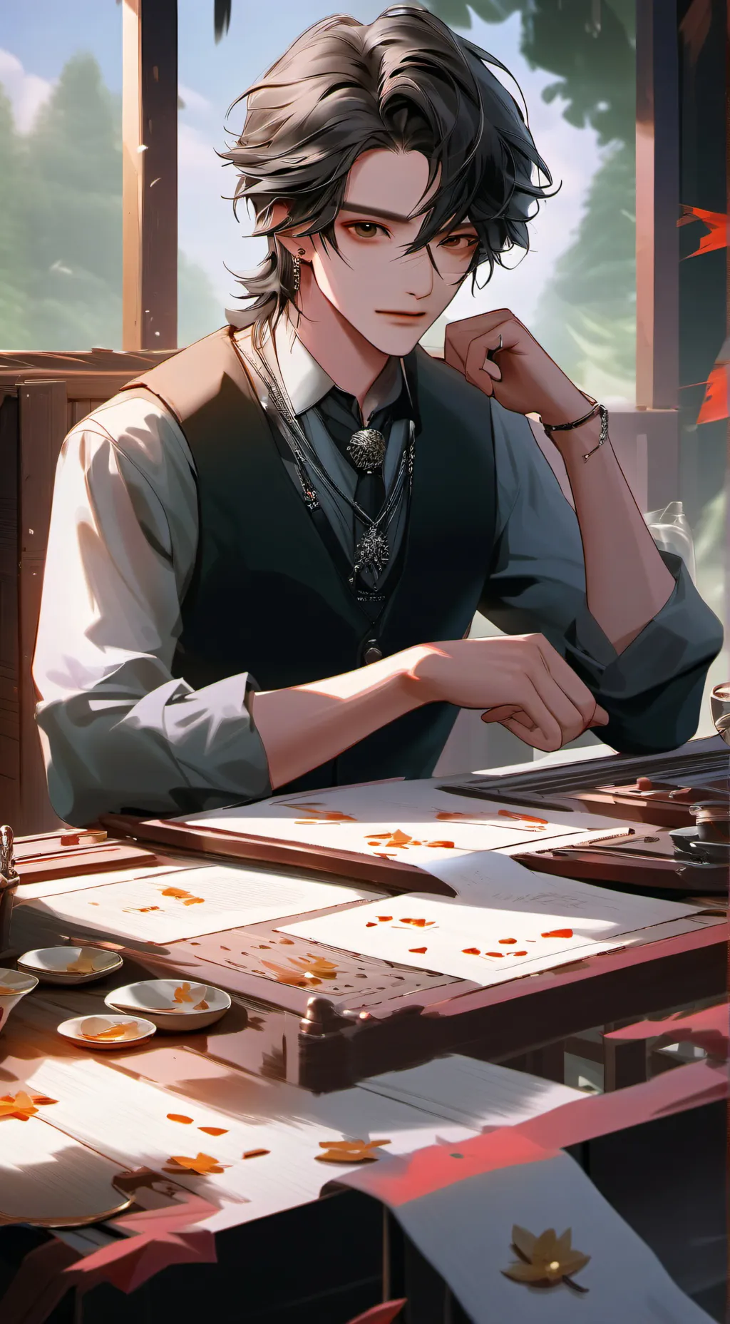 ai character: liam background