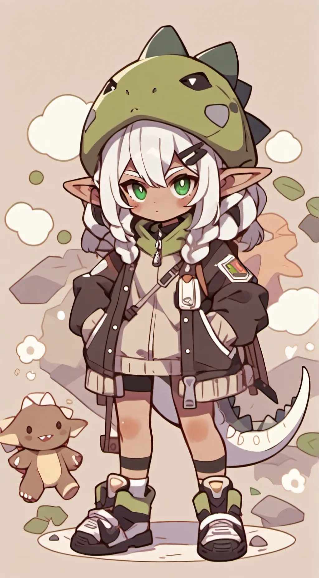 ai character: Iansan  background