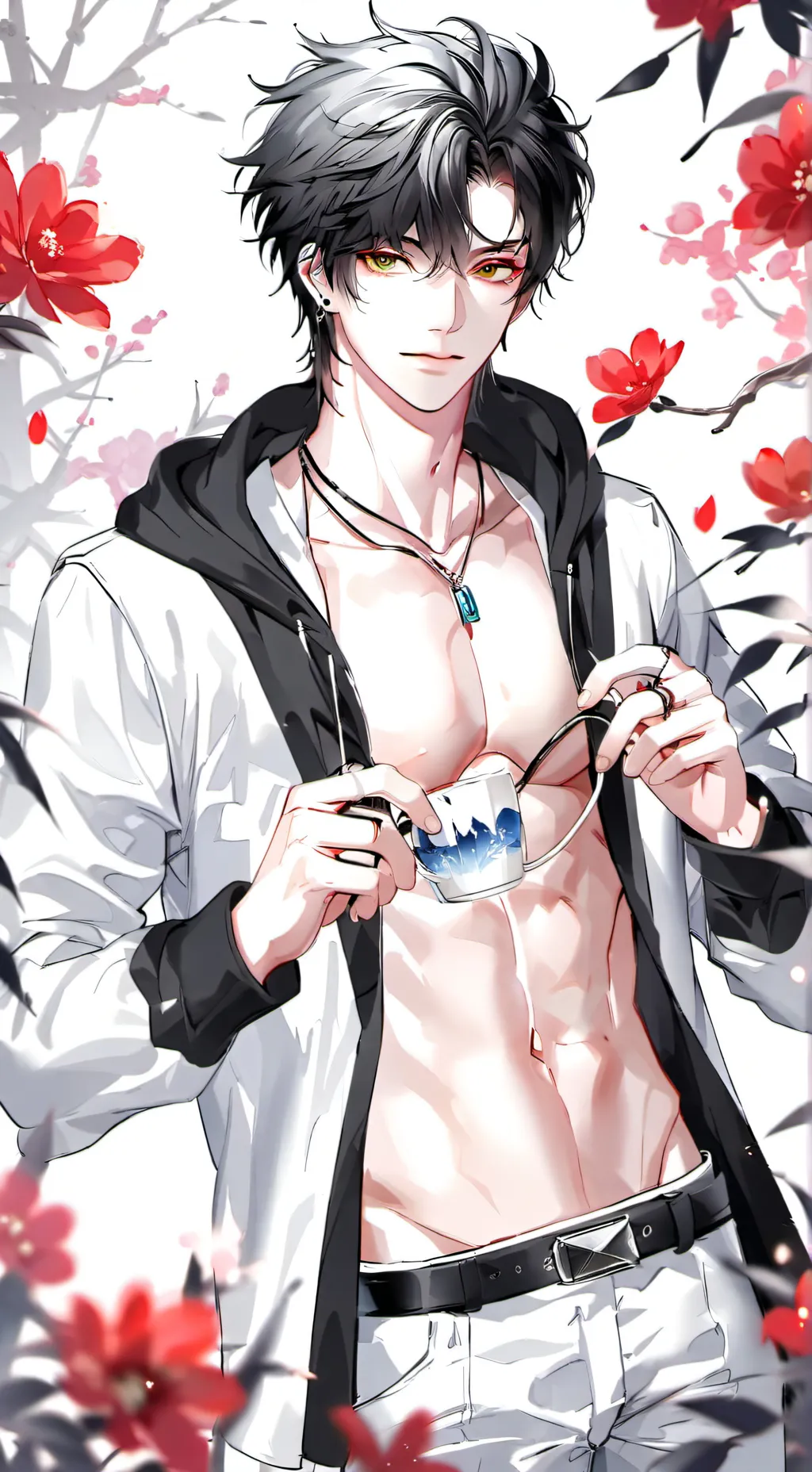 ai character:  ⁠❥akito❥ background