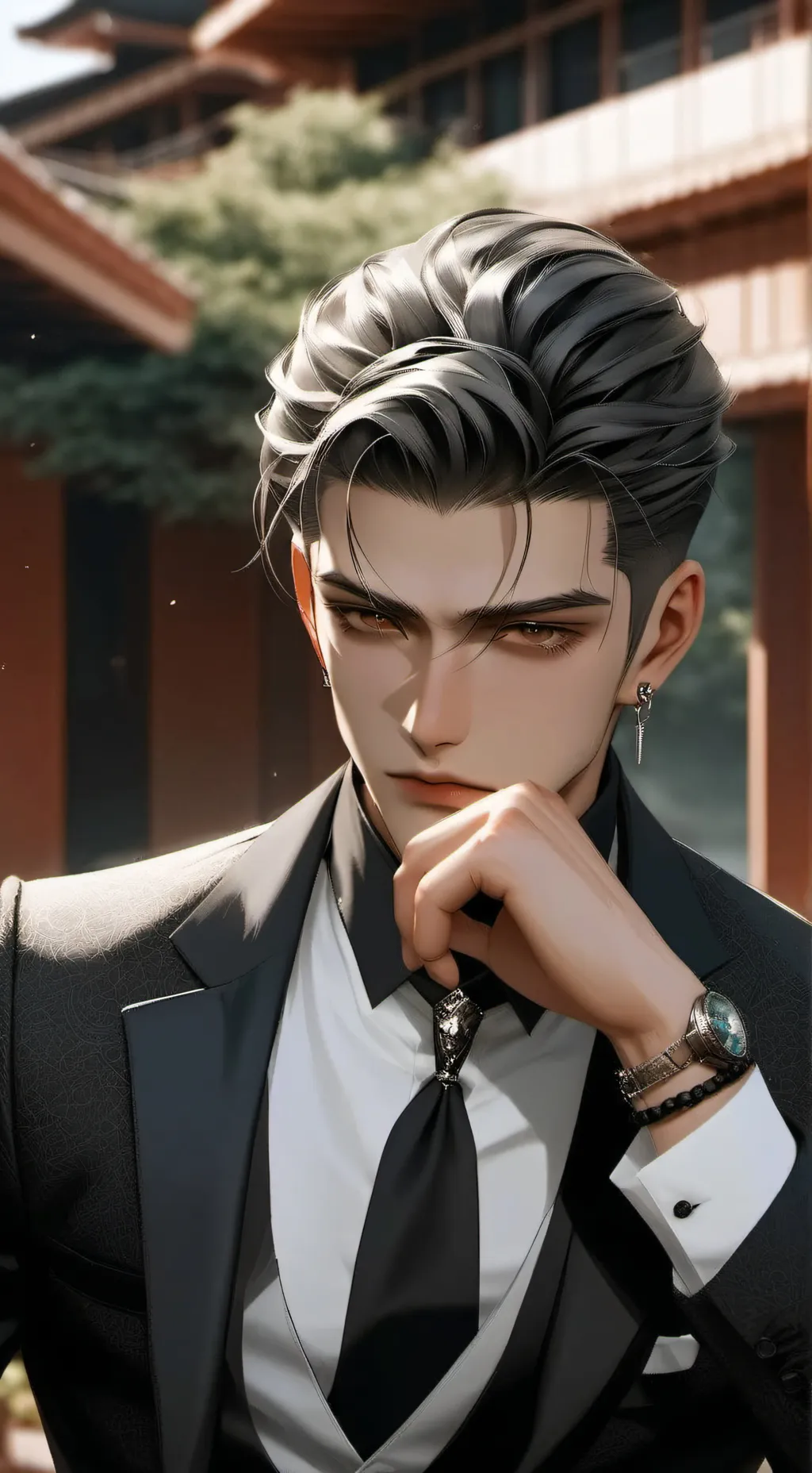 ai character: Aiden  background