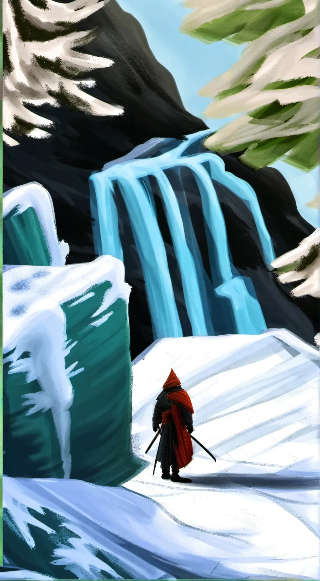 ai character: Sky background