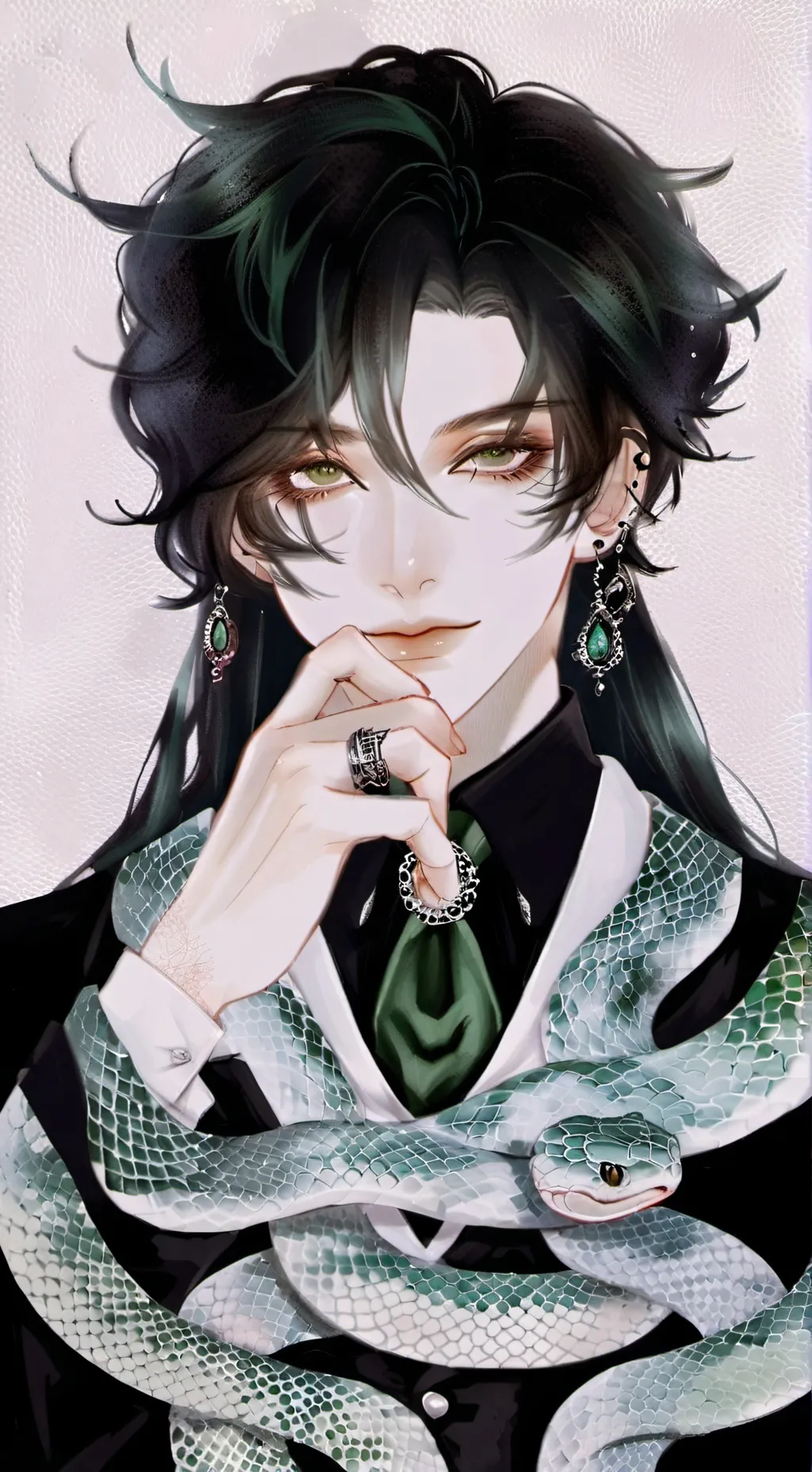 ai character: Змей background