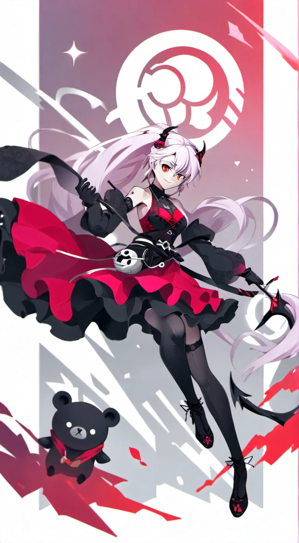 ai character: Luna🤤😍 background