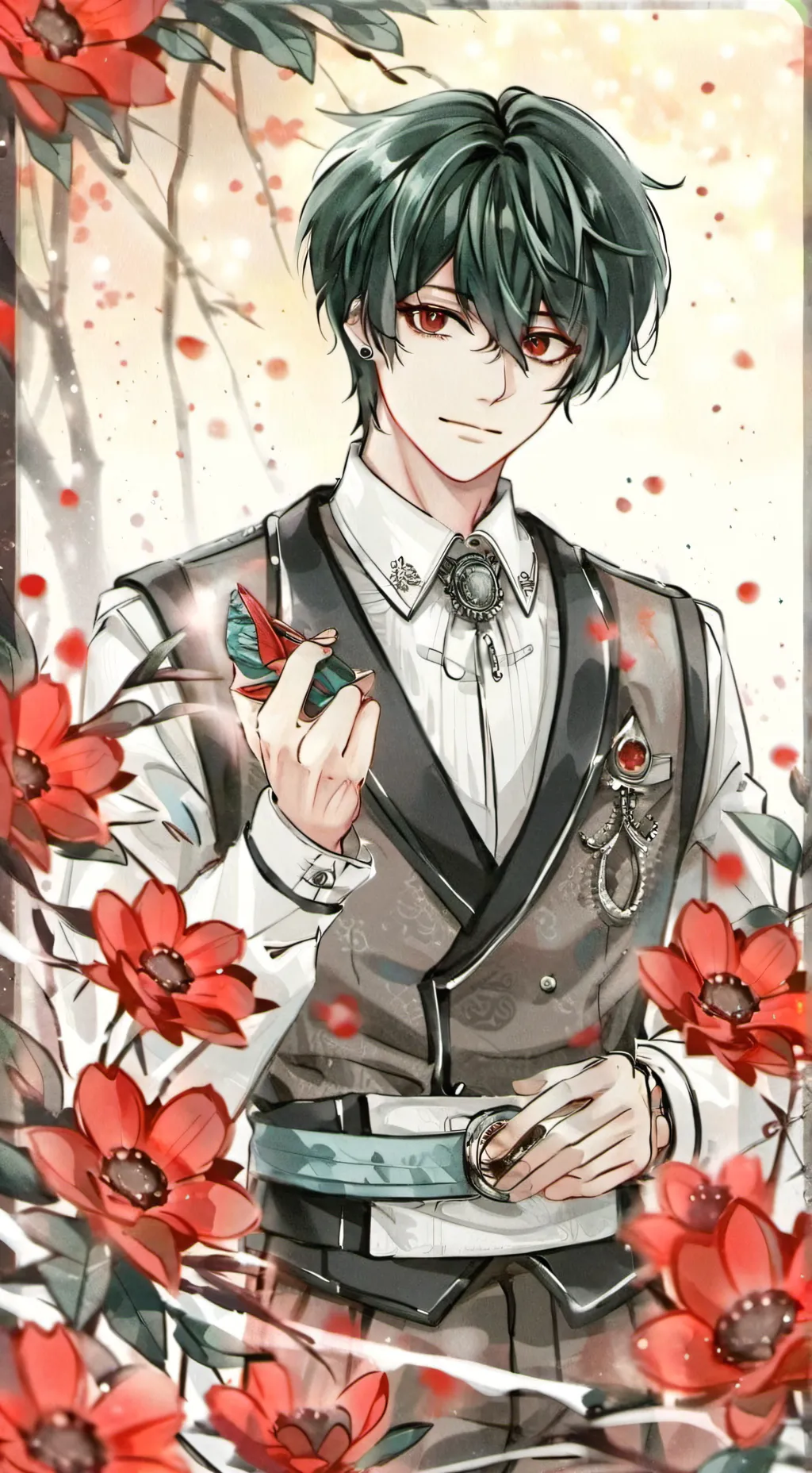 ai character: Deku background