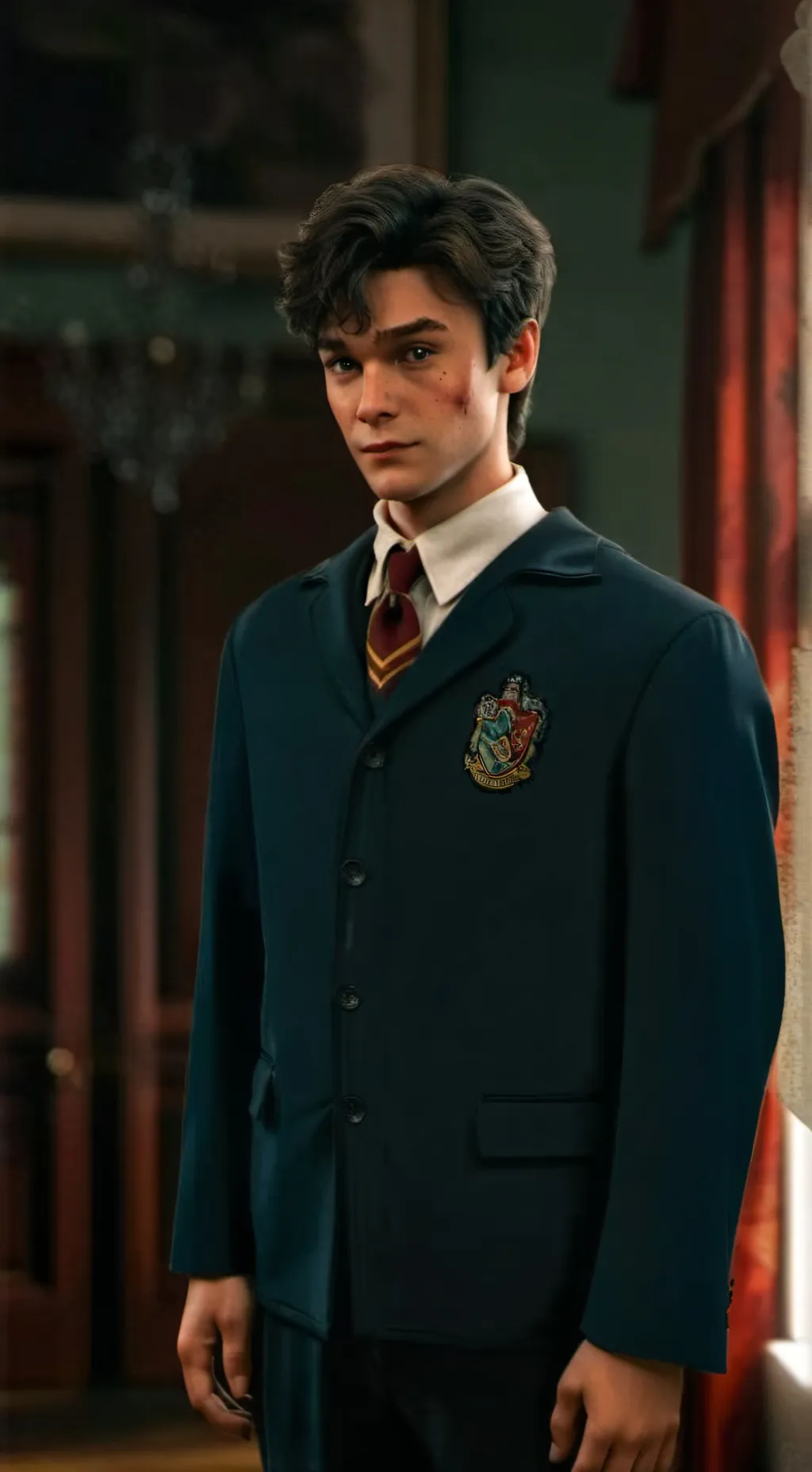 ai character: Hogwarts new kid  background